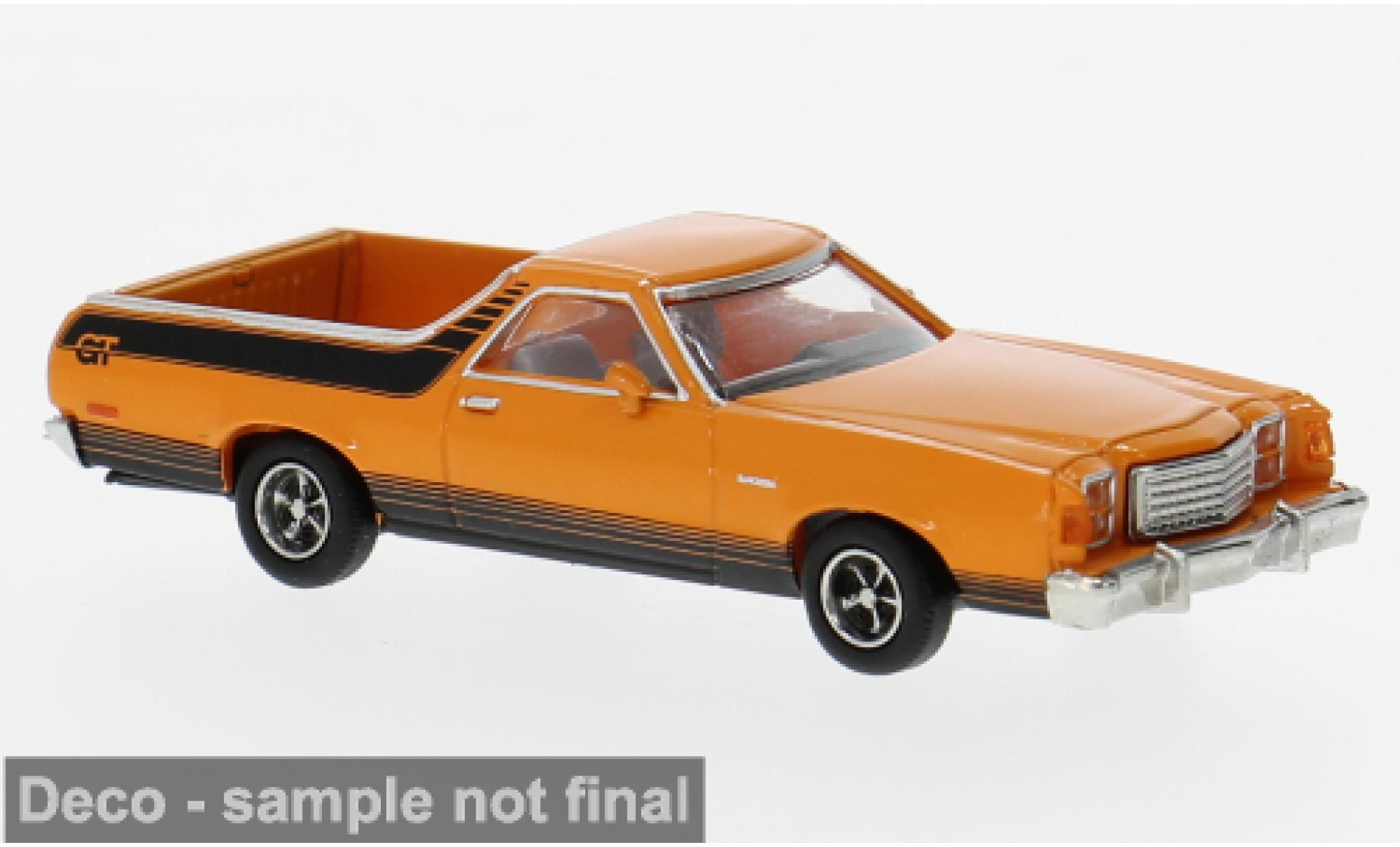 Ford Ranchero 1/87 Brekina GT orange 1977 1:87 diecast model cars