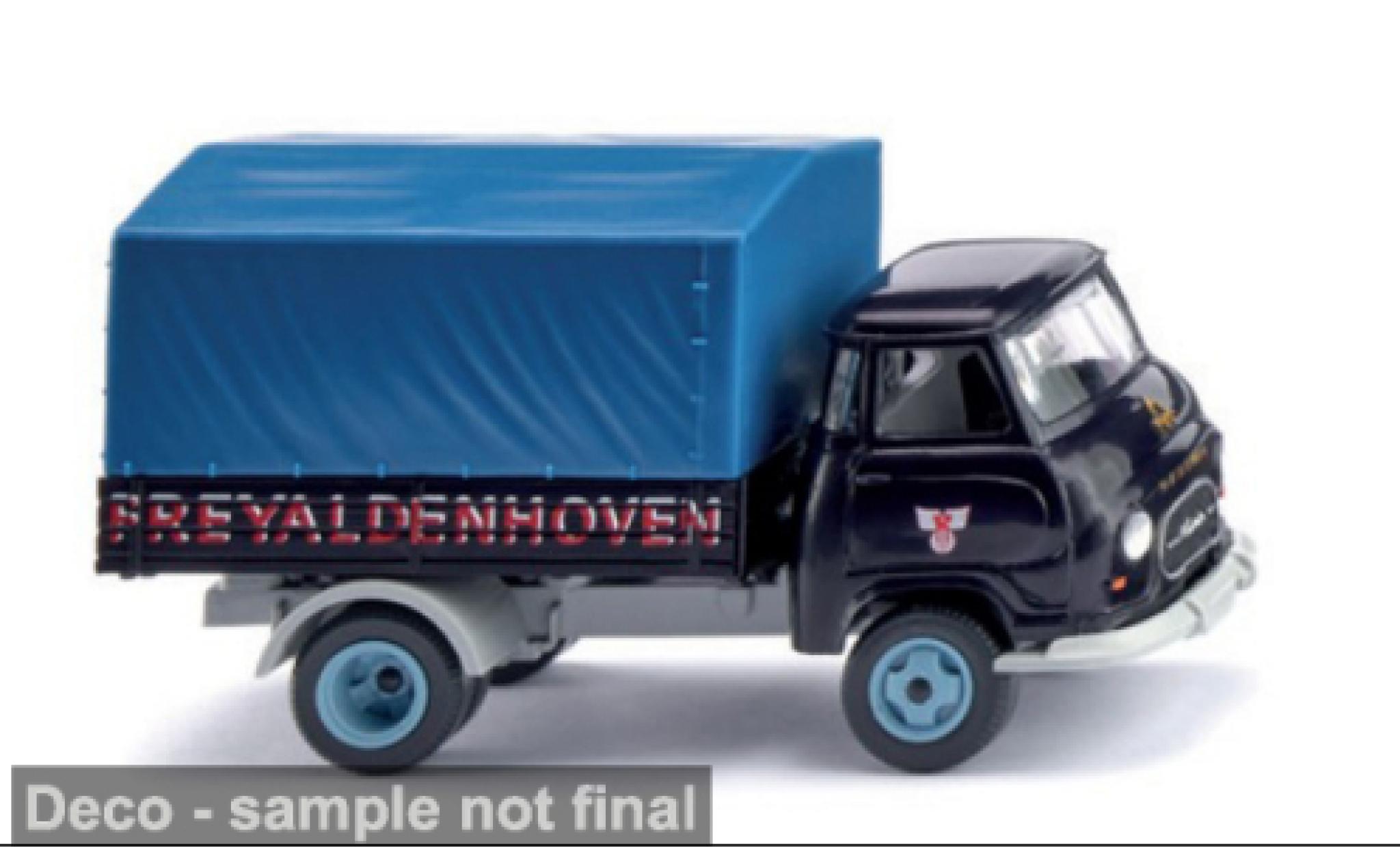 Hanomag Kurier 1/87 Wiking Kastenwagen 1958 Freyaldenhoven 1:87 diecast model cars