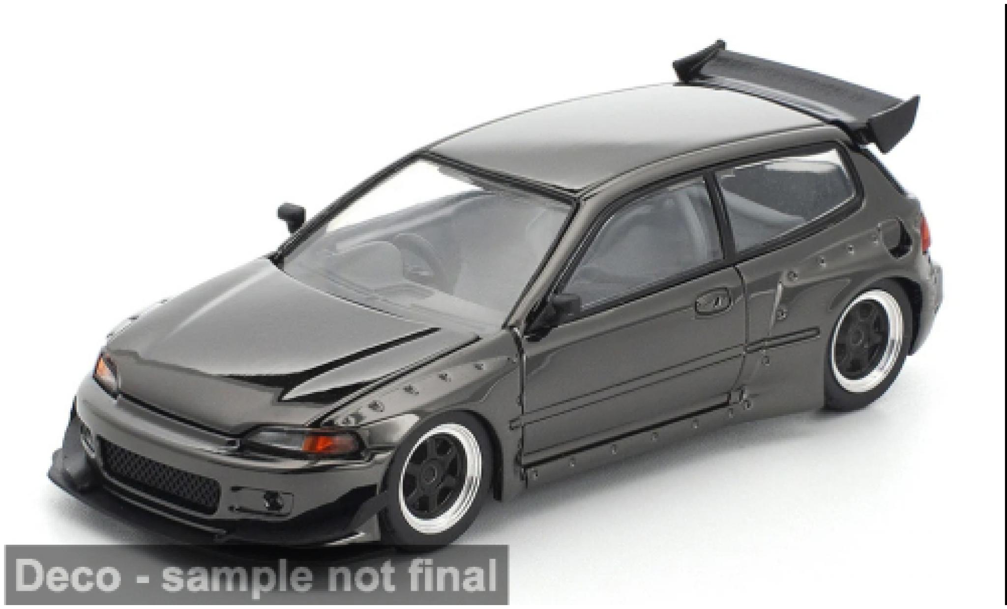 Honda Civic 1/64 Pop Race EG6 anthrazit 1:64 diecast model cars
