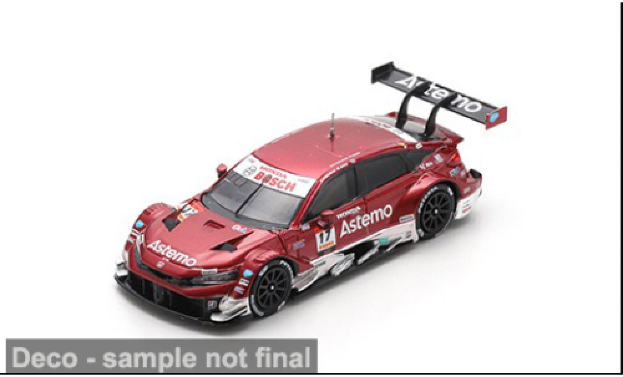 Honda Civic 1/64 Spark Type R-GT Super GT 2025 #17 K.Tsukakoshi/S.Koide 1:64 diecast model cars