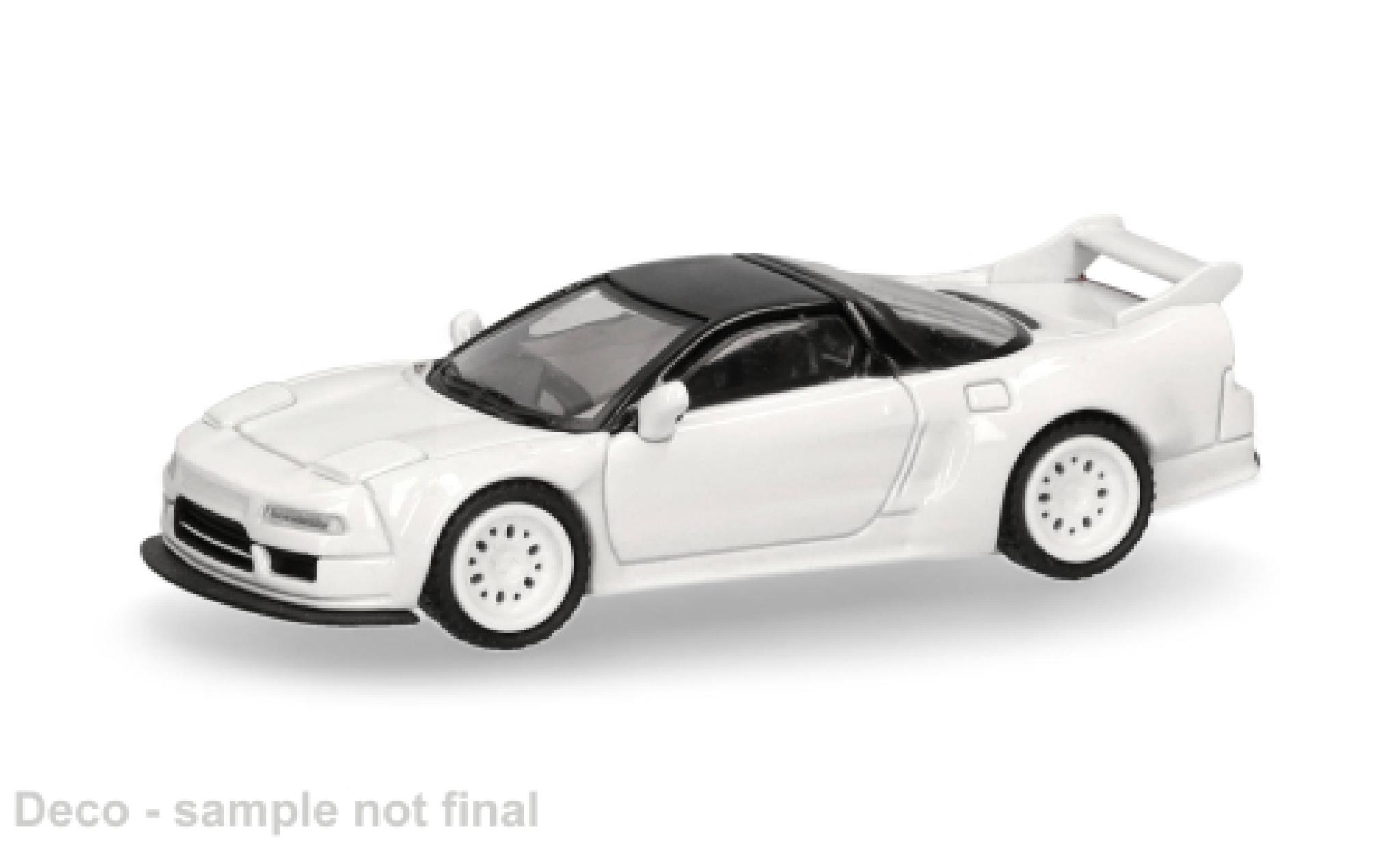Honda NSX 1/87 Micro City 87 mit austauschbaren Scheinwerfern weiss 1:87 diecast model cars