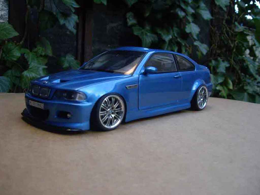 Diecast model cars Bmw M3 E46 1/18 Autoart tuning E46 kit