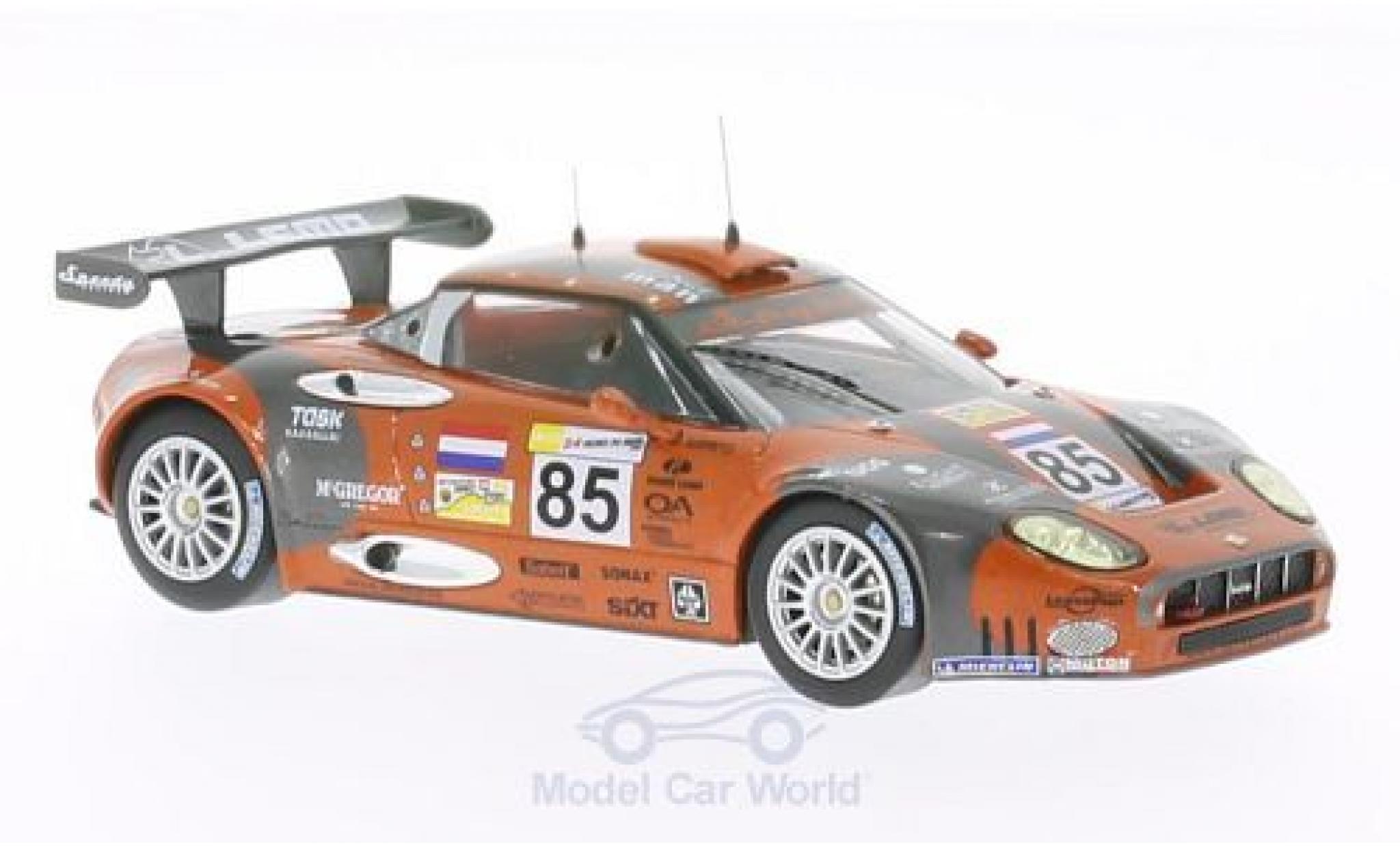 Aston Martin V8 Vantage GT2 1/43 IXO Spyker C8 Spyder GT2-R No.85 24h Le Mans 2007 A.Belicchi/A.Caffi Diecast model cars Aston Martin V8 Vantage GT2 1/43 IXO Spyker C8 Spyder GT2-R No.85 24h Le Mans 2007 A.Belicchi/A.Caffi diecast model cars