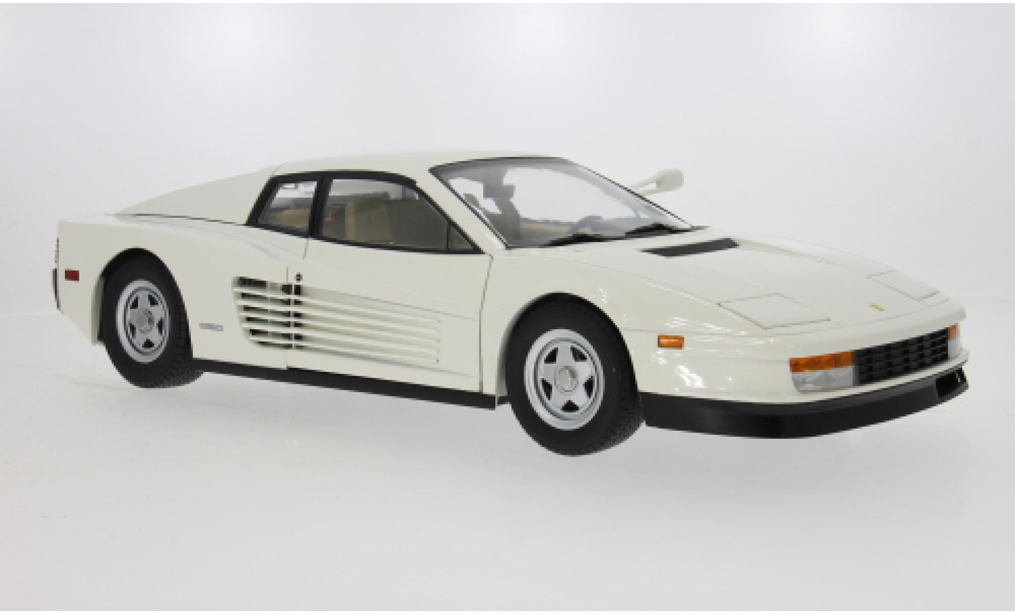 Ferrari Testarossa 1/12 KK Scale Monospecchio weiss 1984 1:12 diecast model cars