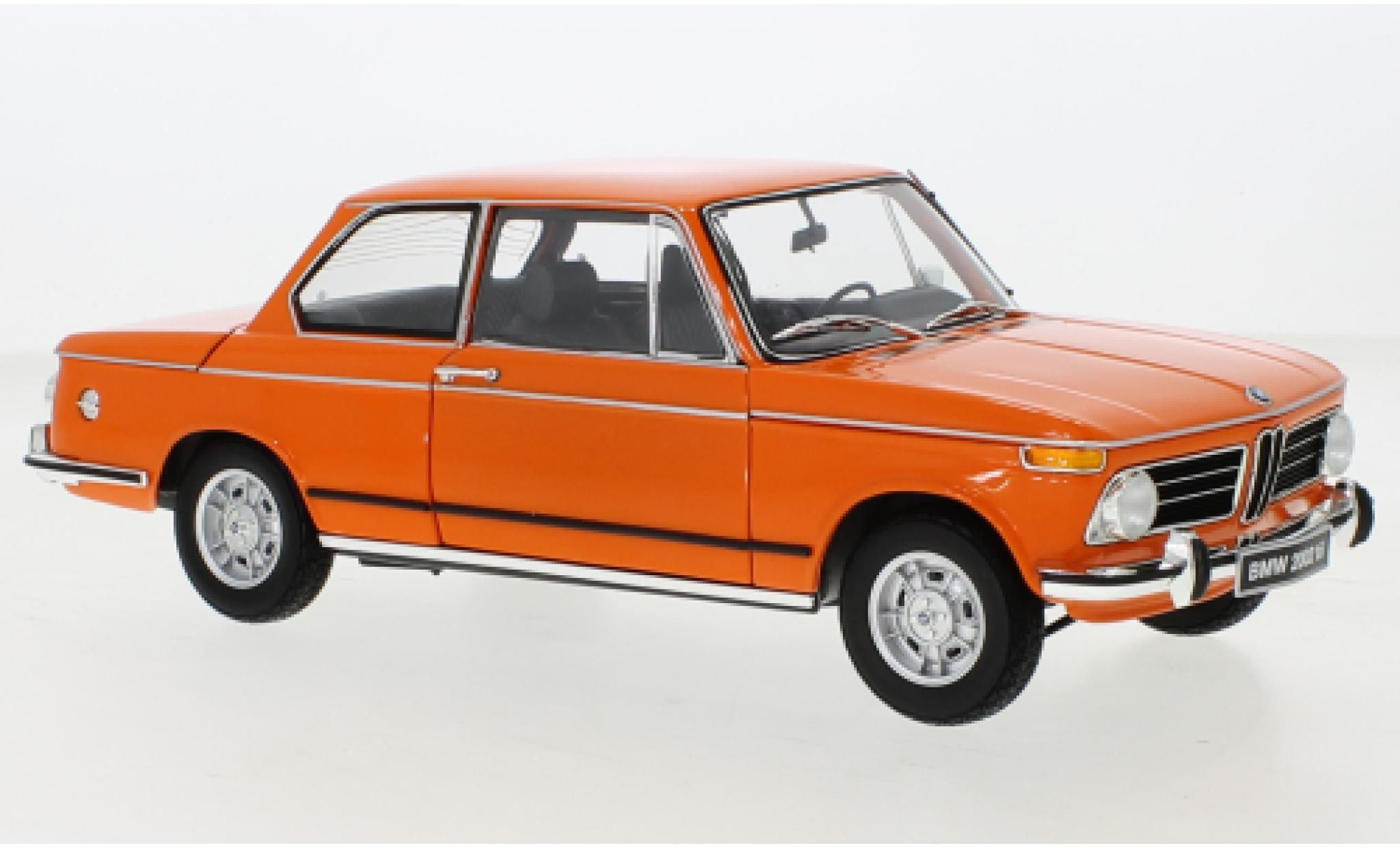 1972 BMW 2002 tii orange 1:18 Kyosho diecast scale model miniature