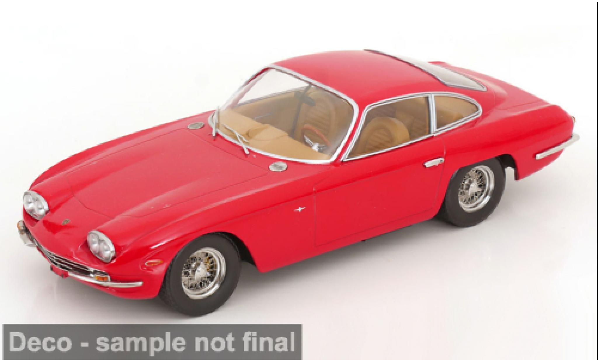 Lamborghini 400 GT 1/18 KK Scale 2+2 rot 1966 1:18 diecast model cars