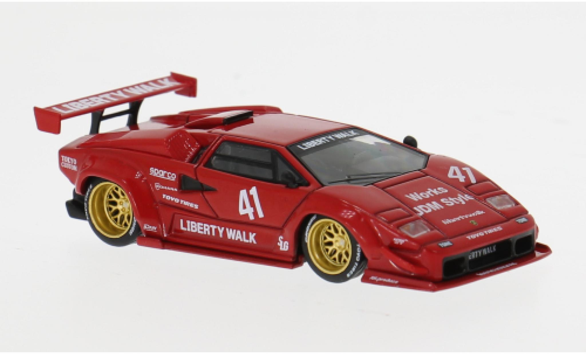 Lamborghini Countach 1/64 Mini GT LB-Works rot 2025 #41 1:64 diecast model cars