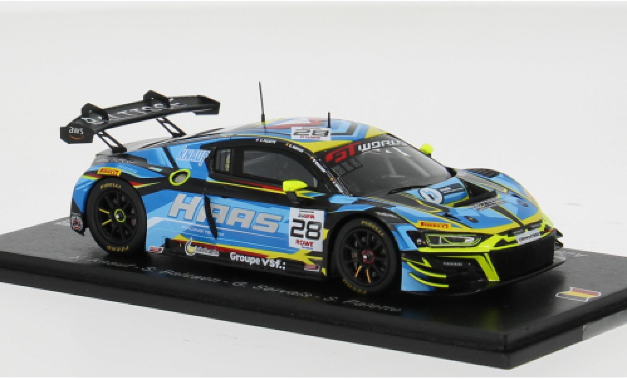 Lamborghini Huracan 1/43 Spark GT3 EVO 2 24h Spa 2025 Haas RT #28 X.Knauf/S.Balcaen 1:43 diecast model cars