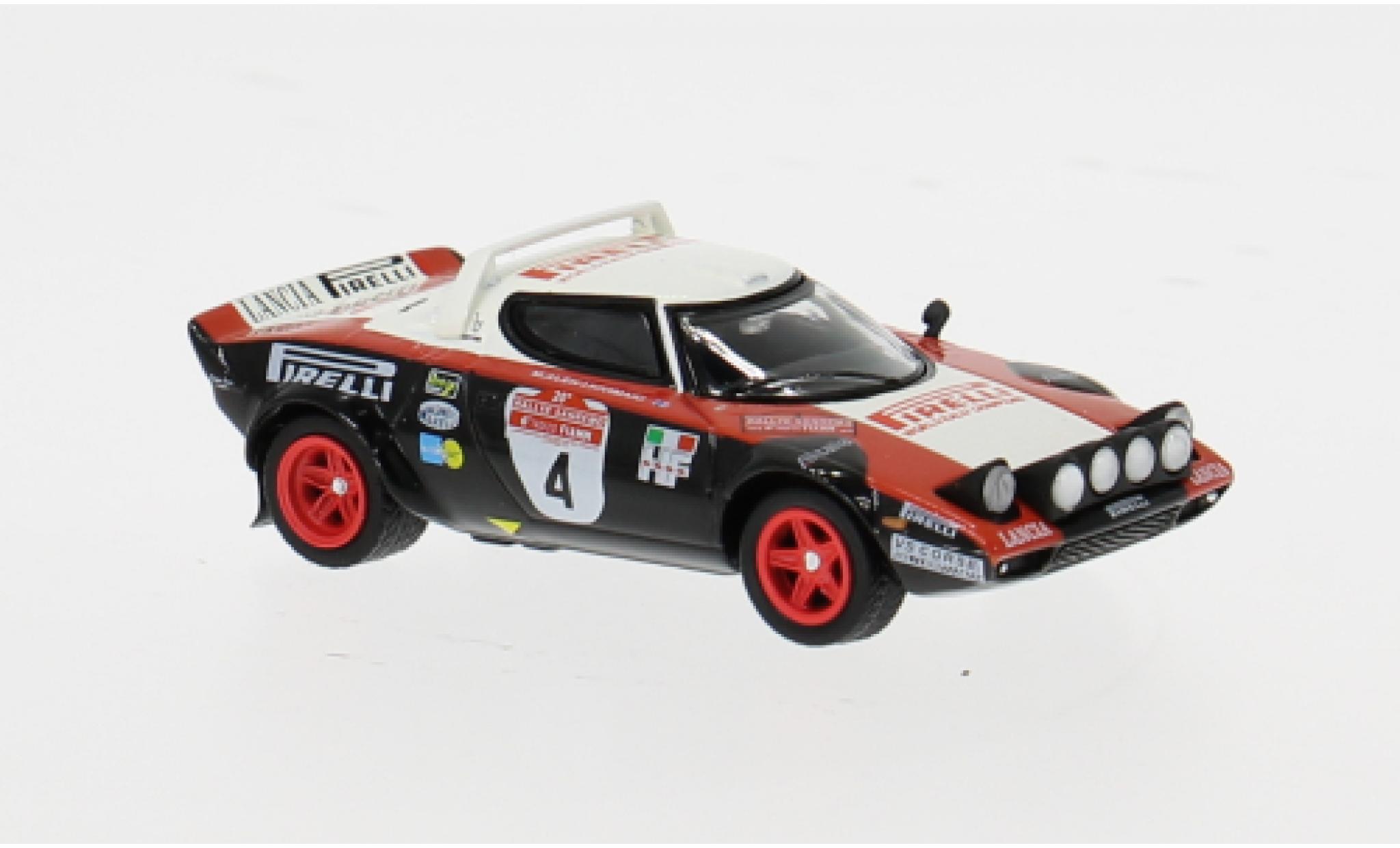 Lancia Stratos 1/64 Mini GT HF Rally San Remo 1978 #4 M.Alen/I.Kivim&auml;ki 1:64 diecast model cars