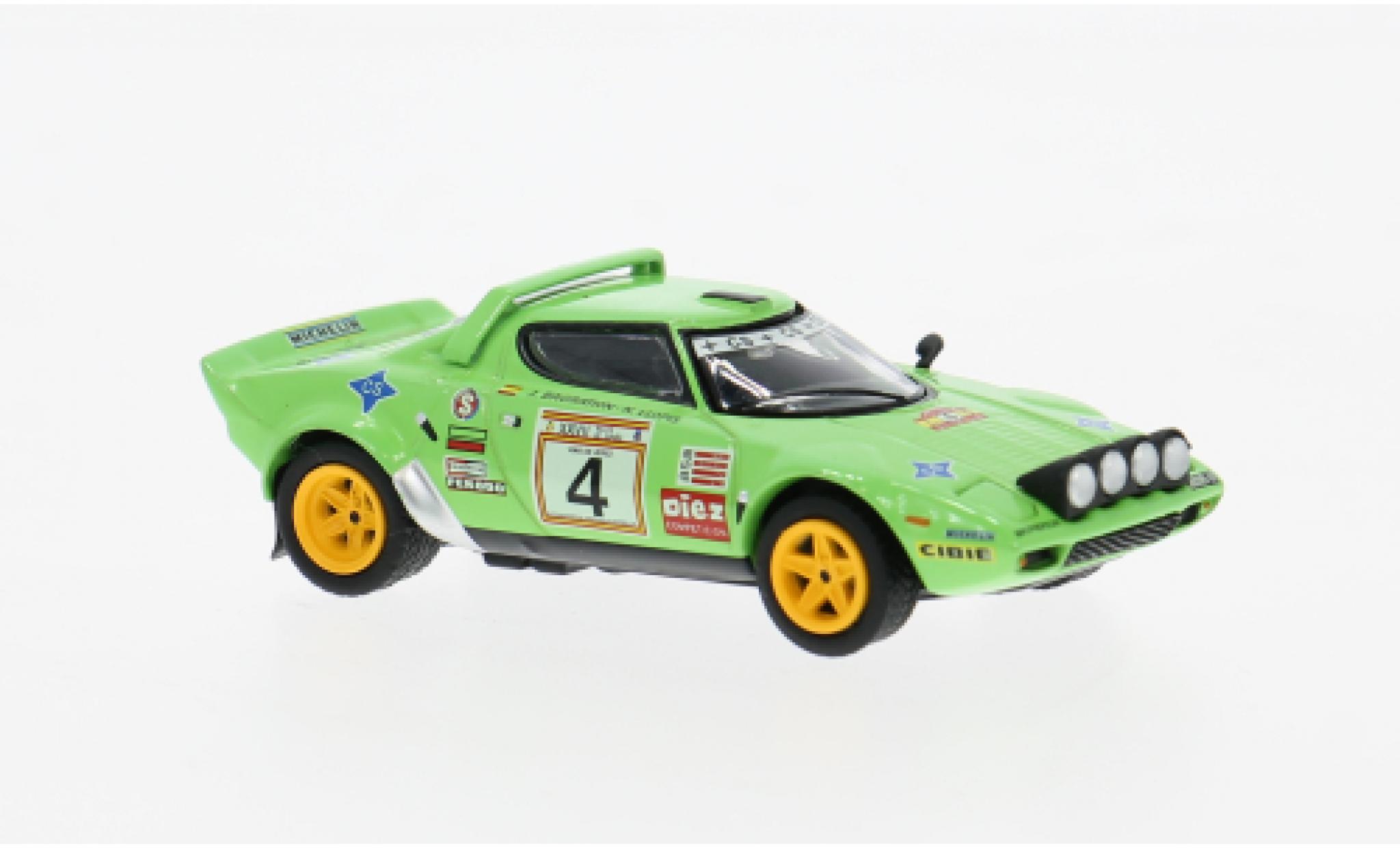 Lancia Stratos 1/64 Mini GT HF Rally Vino de Jerez 1979 #4 J.de Bagration/N.Llopis 1:64 diecast model cars