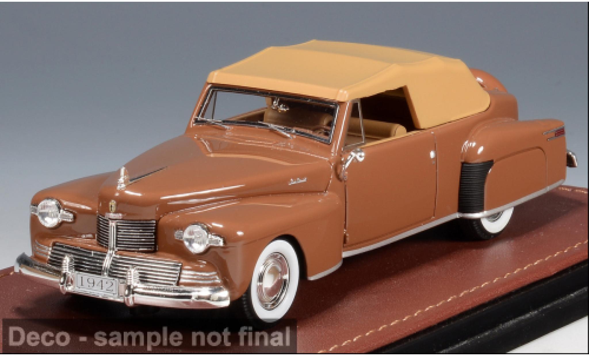 Lincoln Continental 1/43 GLM beige 1942 1:43 diecast model cars