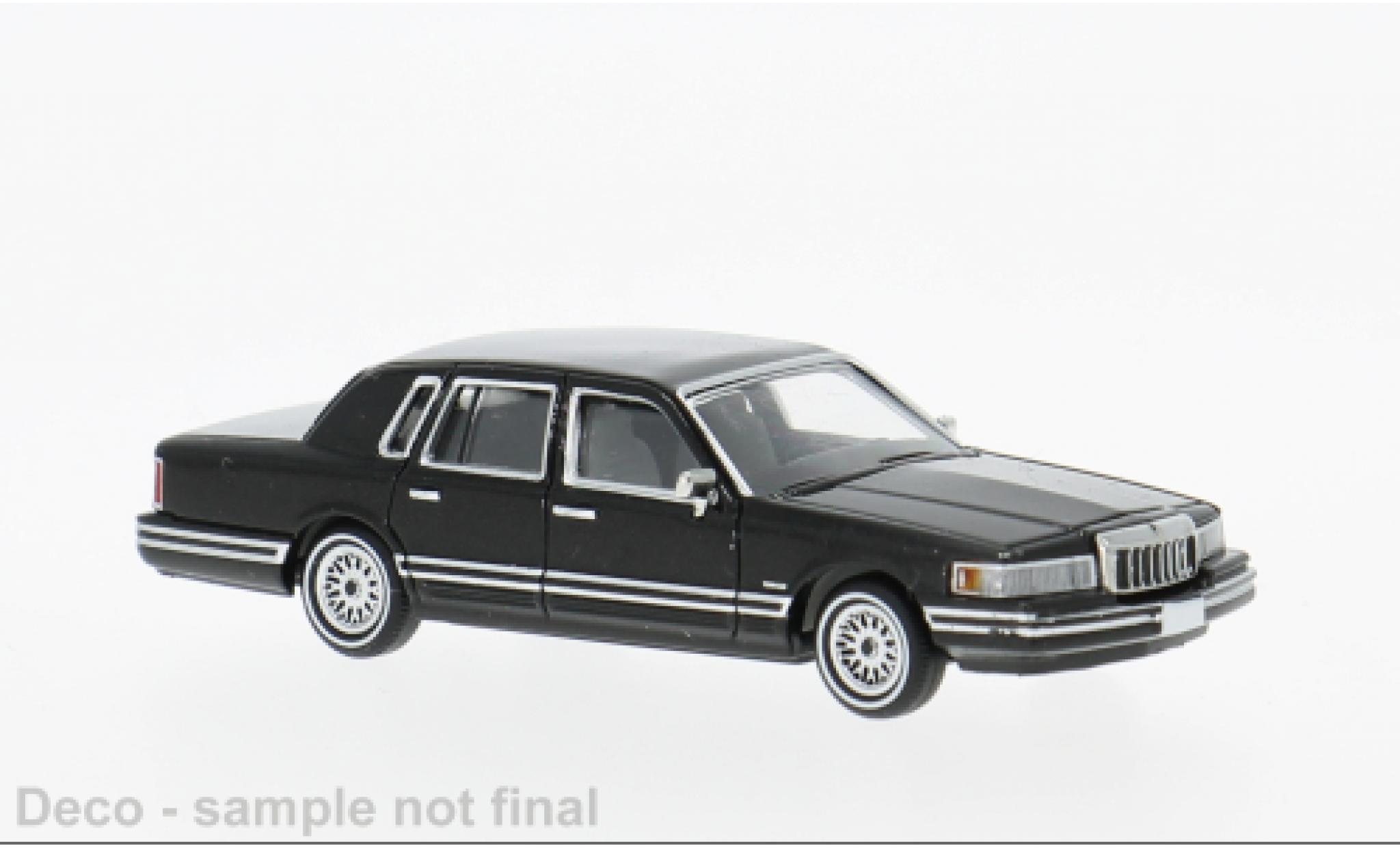 Lincoln Town Car 1/87 PCX87 schwarz 1991 1:87 diecast model cars