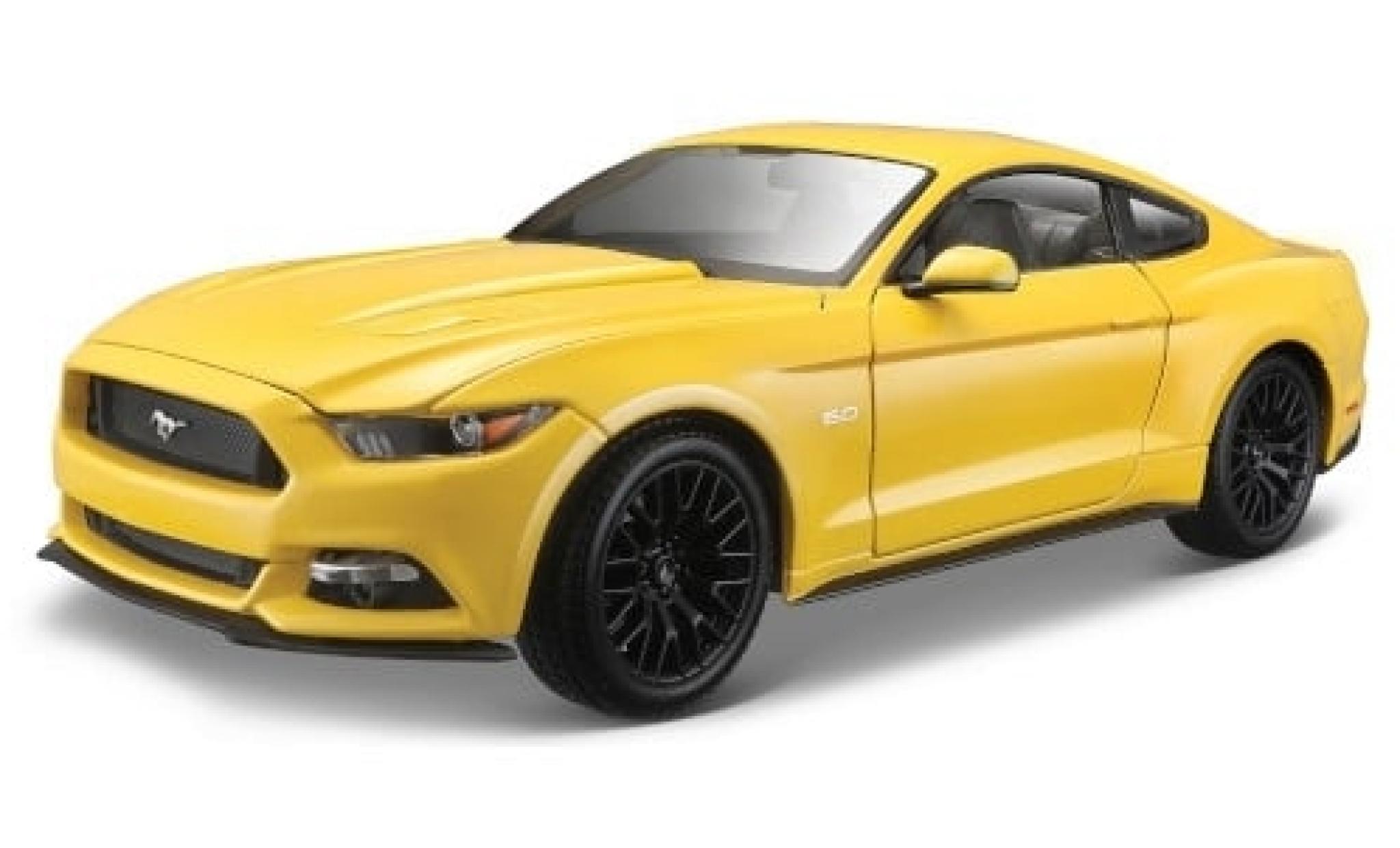 Ford Mustang 1/18 Maisto GT gelb 2015 1:18 diecast model cars
