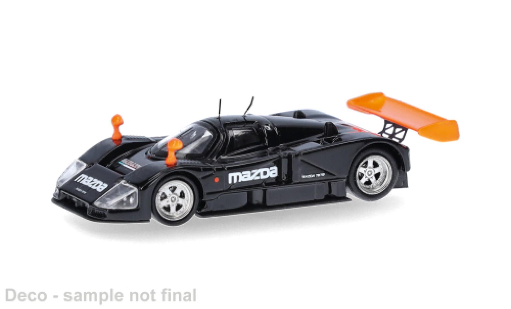 Mazda 787B 1/87 Micro City 87 schwarz/orange 1:87 diecast model cars