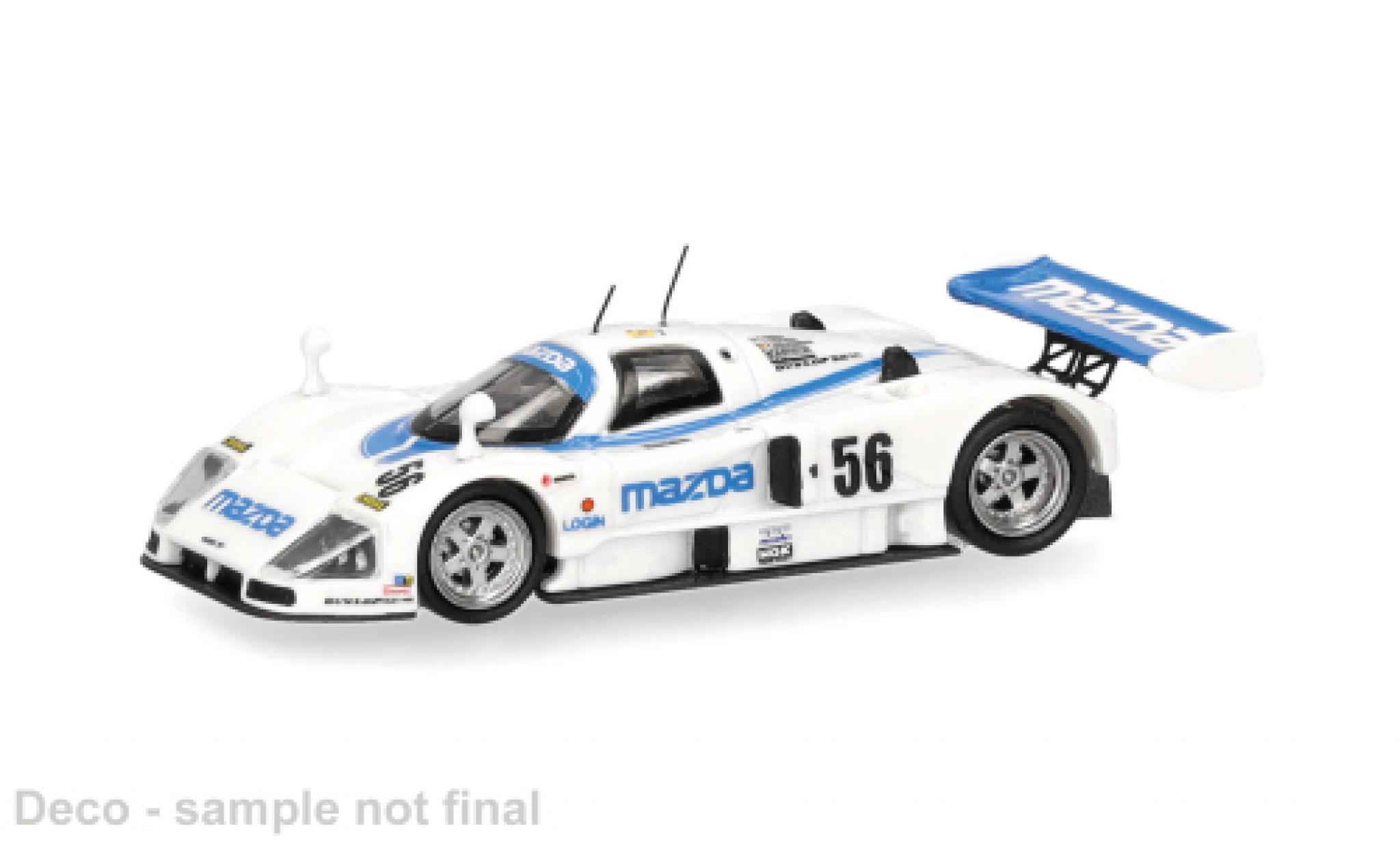 Mazda 787B 1/87 Micro City 87 weiss/blau #56 1:87 diecast model cars