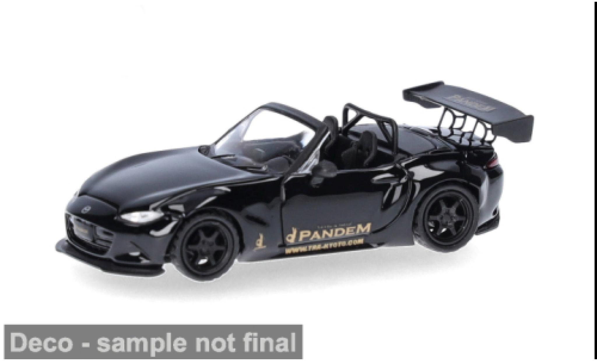 Mazda MX 1/87 Micro City 87 -5 Rocket Bunny schwarz 1:87 diecast model cars