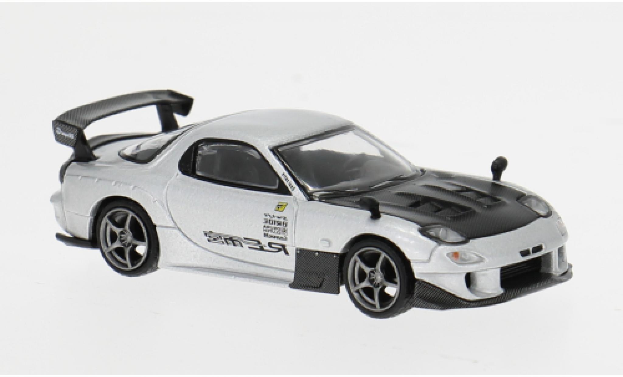 Mazda RX7 1/64 Mini GT (FD3S) silber/schwarz 2024 1:64 diecast model cars