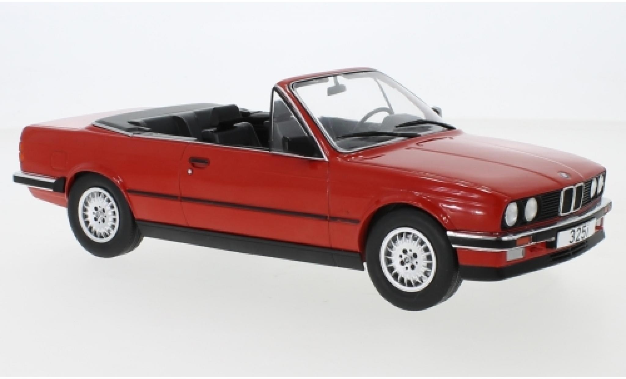 Diecast model cars Bmw 325 1/18 MCG i (E30) Cabriolet red 1985 