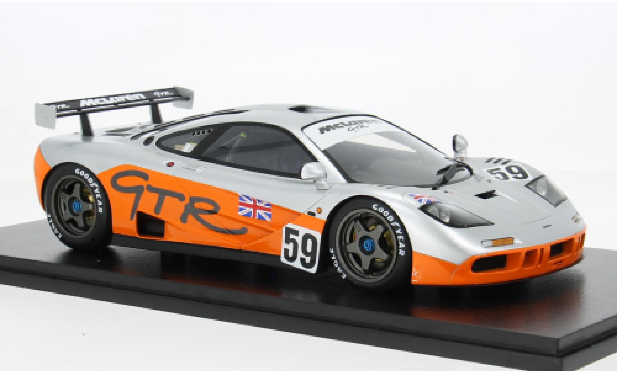 McLaren F1 1/18 Spark GTR 24h Le Mans 1995 #59 Y.Dalmas/P-H.Raphanel 1:18 diecast model cars