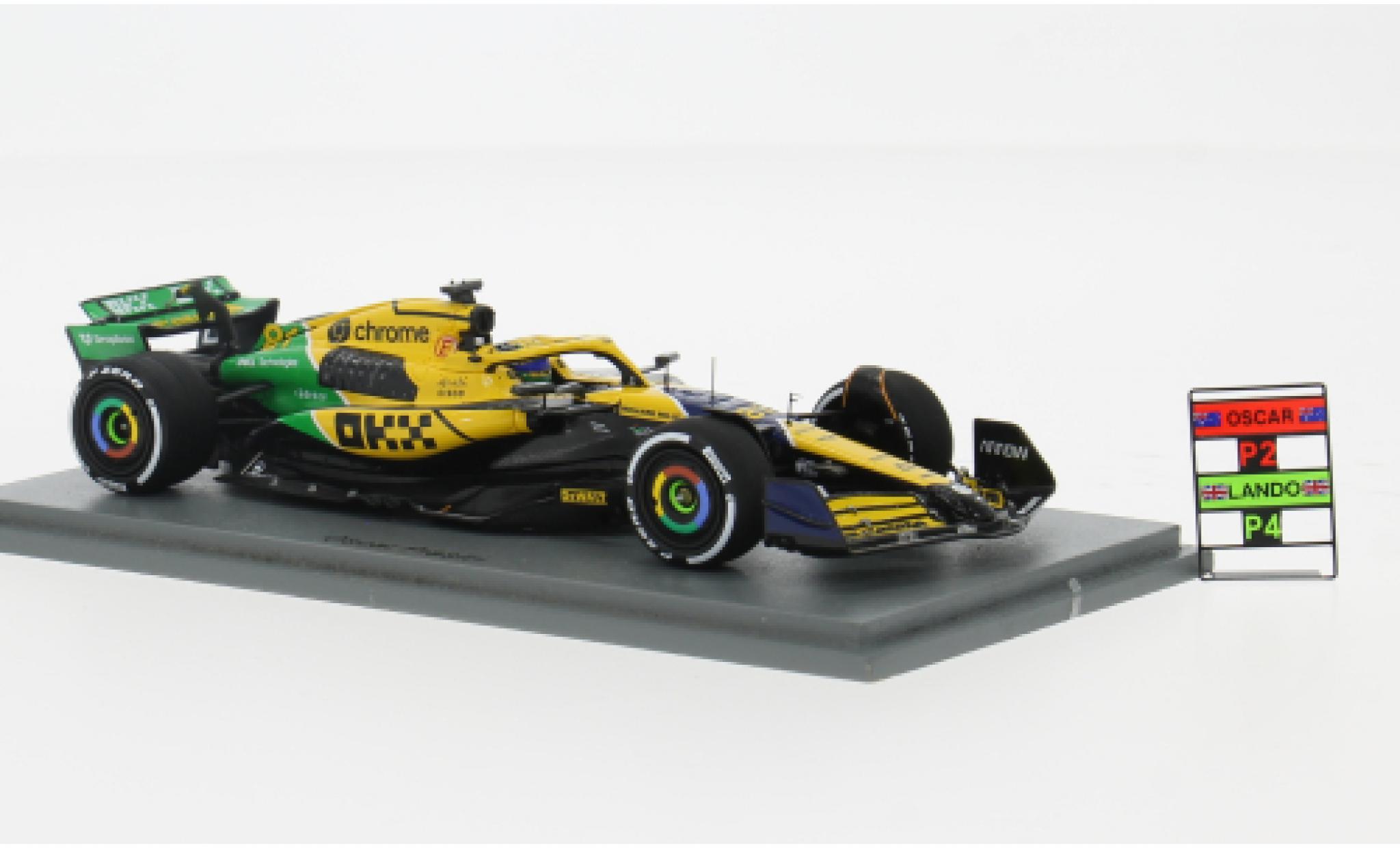 McLaren F1 1/43 Spark MCL38 GP Monaco 2024 Team #81 O.Piastri 1:43 diecast model cars