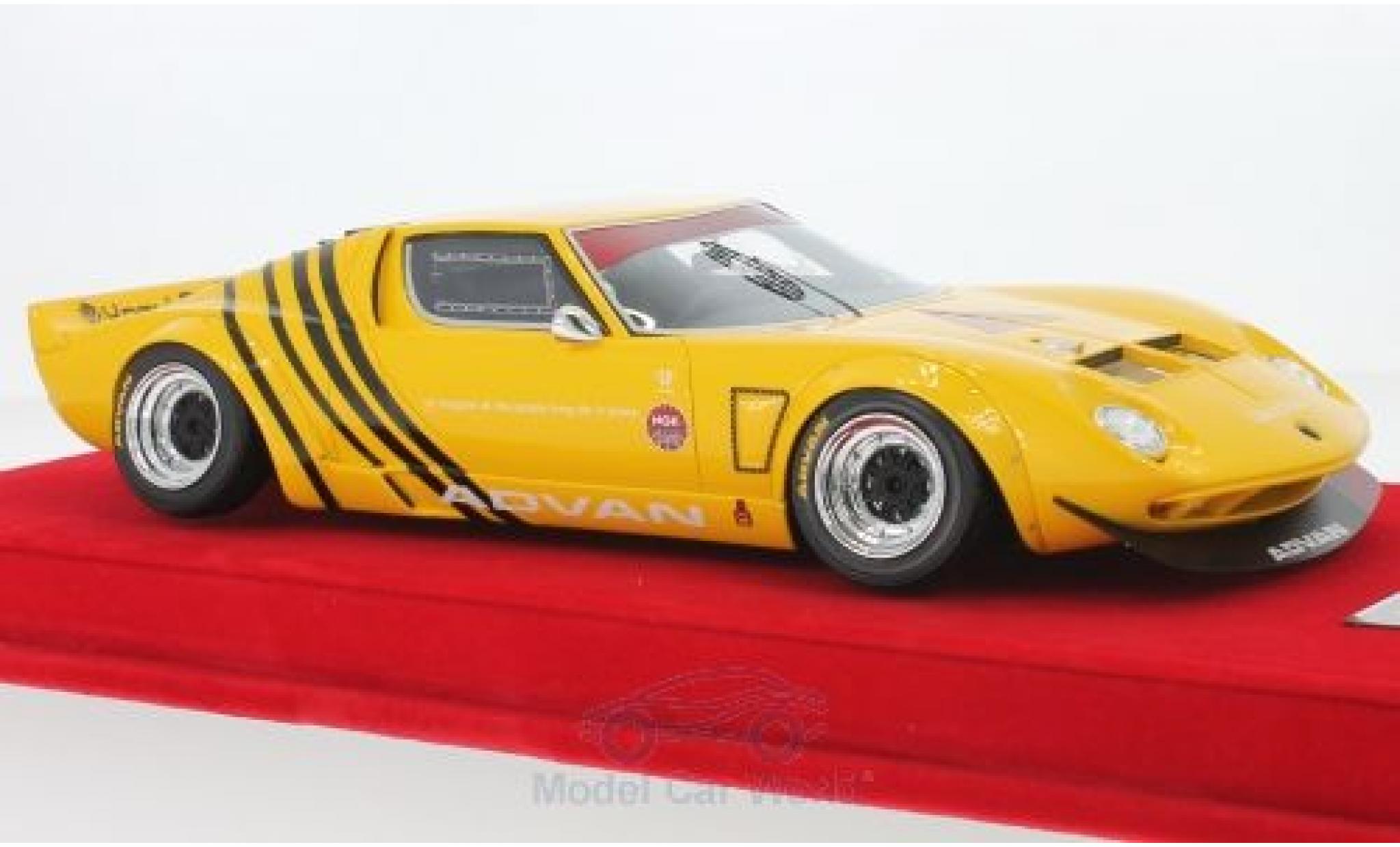 Diecast model cars Lamborghini Miura 1/43 Minichamps blue