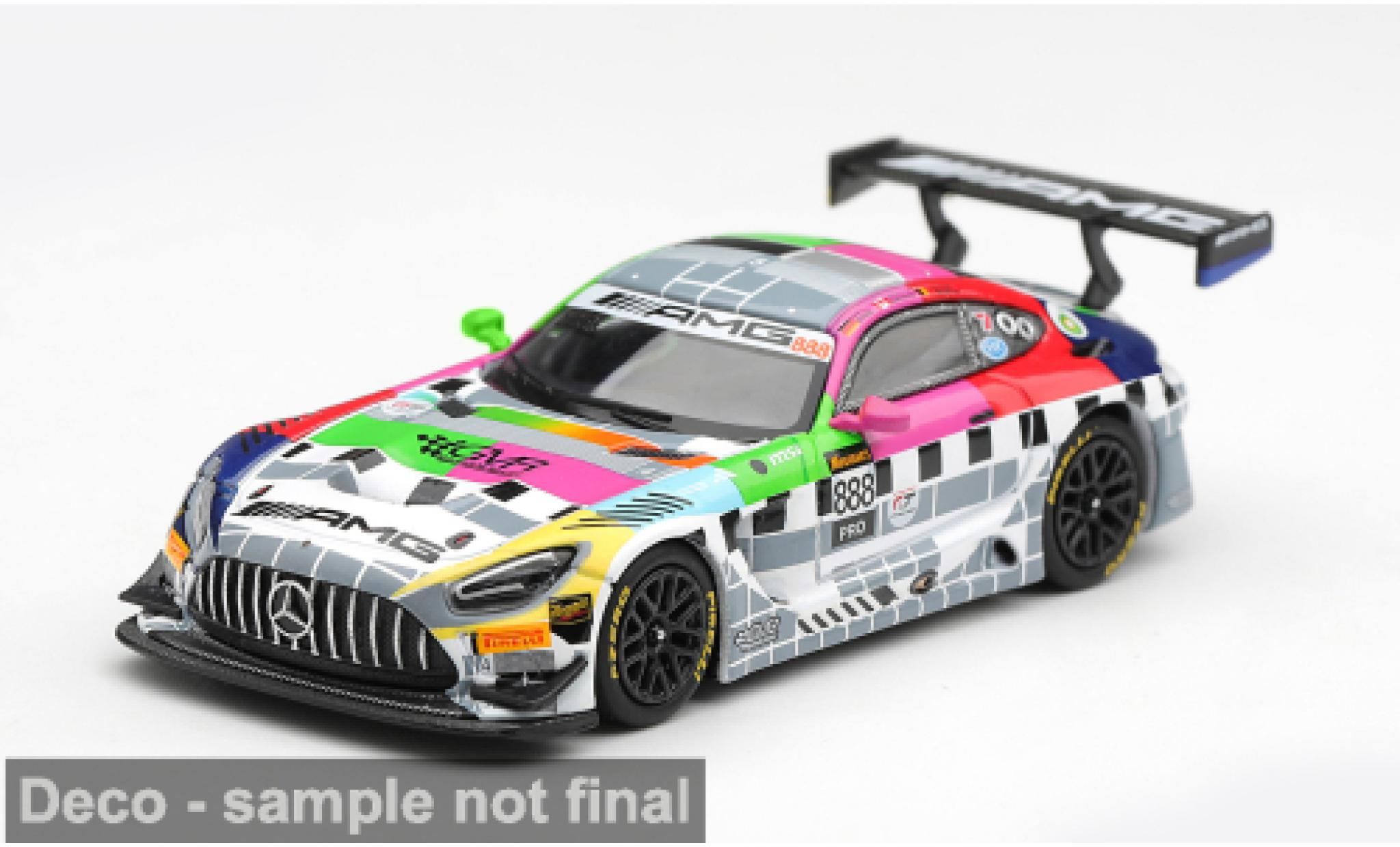 Mercedes AMG GT 1/64 Mini GT 3 EVO 12h Bathurst 2025 -AMG Team GMR #888 M.Engel/M.Grenier 1:64 diecast model cars