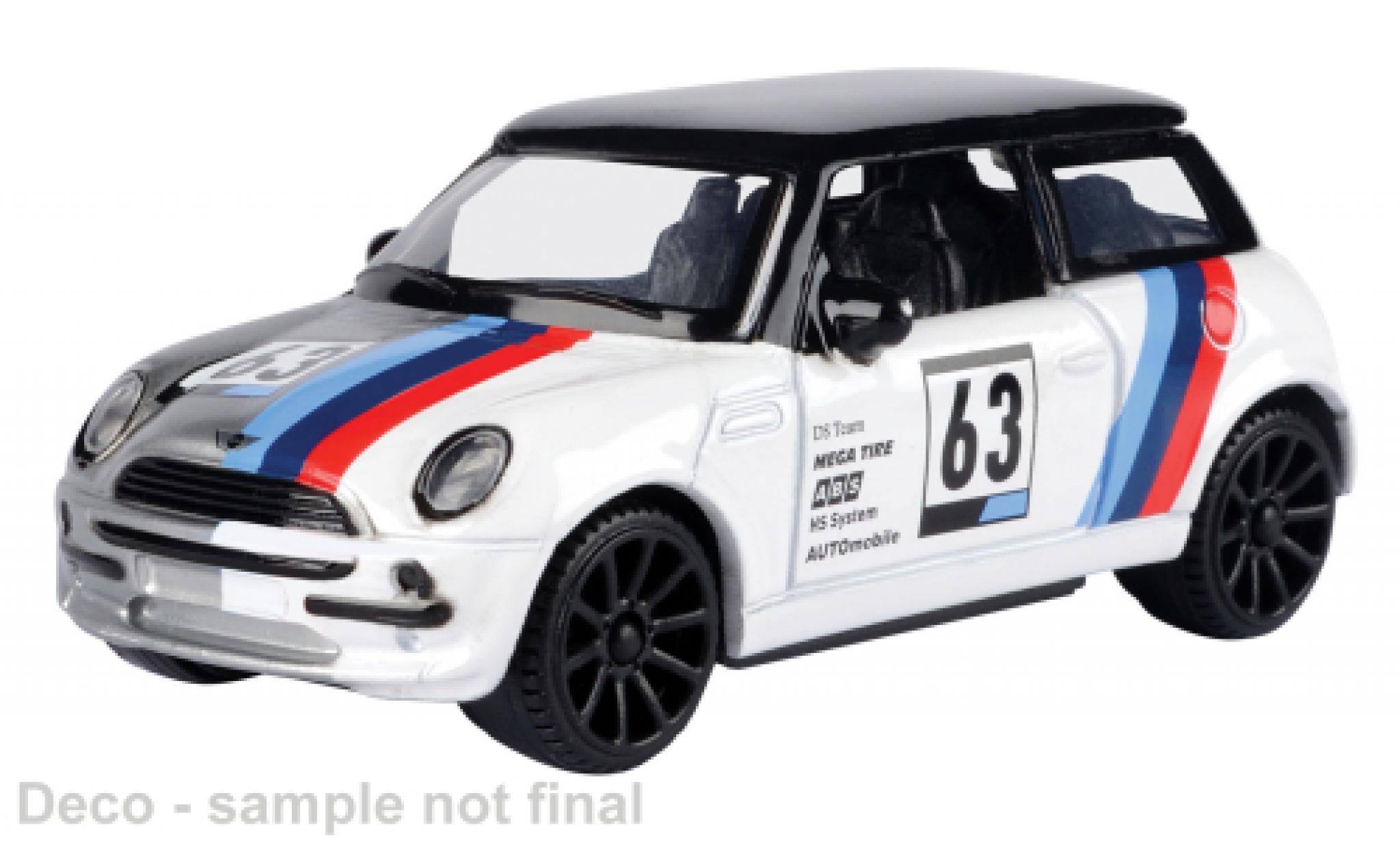 Mini Cooper 1/43 Motormax weiss/Dekor 1:43 diecast model cars