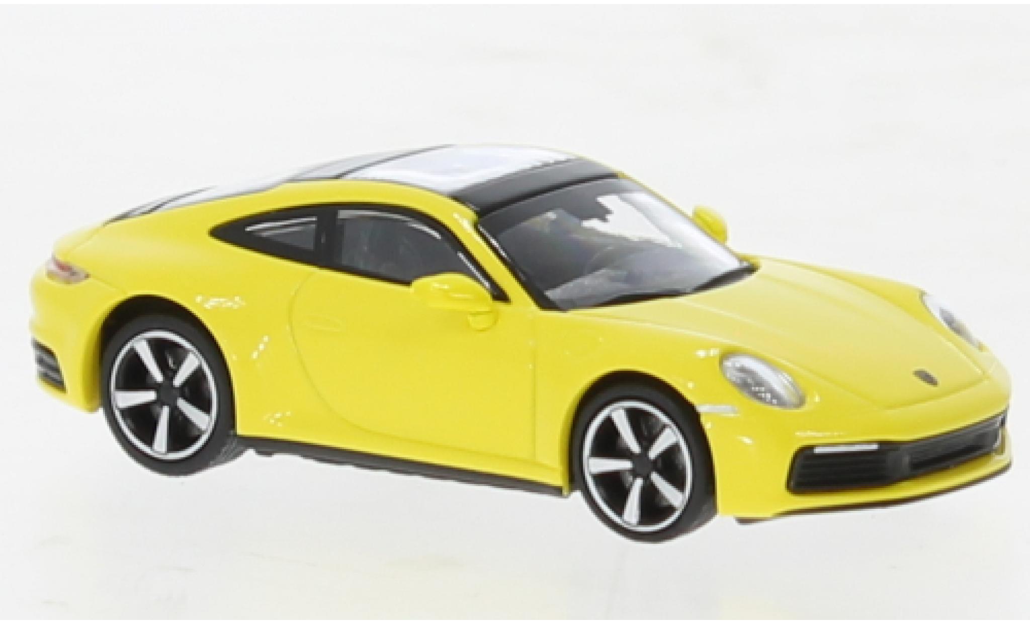 Porsche 911 Turbo S (991.2) 1:18 Model Car - Racing Yellow