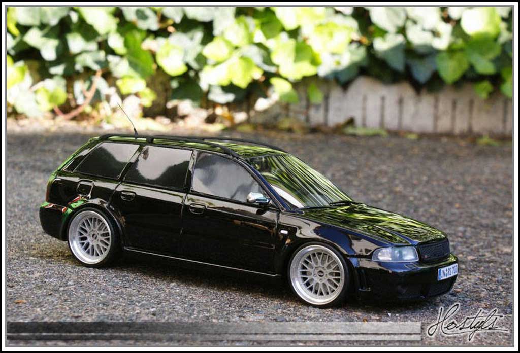 Diecast model cars Audi RS4 1/18 Ottomobile B5 Black Edition Diecast model cars Audi RS4 1/18 Ottomobile B5 Black Edition