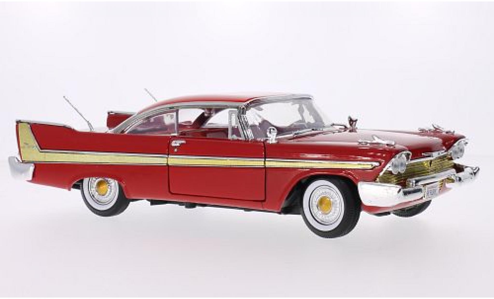 thumbnail image 2 of Menards O Gauge 14-3/4 Bi-Level Auto Carrier With 6 Die-Cast 1958 Plymouth Fury 2 of 6
