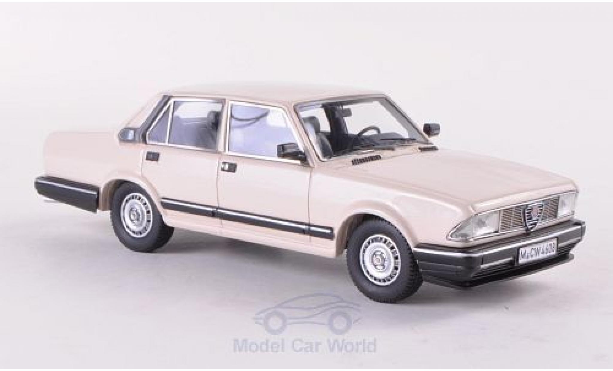 Alfa Romeo Alfa 6 1/43 Neo 2500i beige 1985 diecast model cars