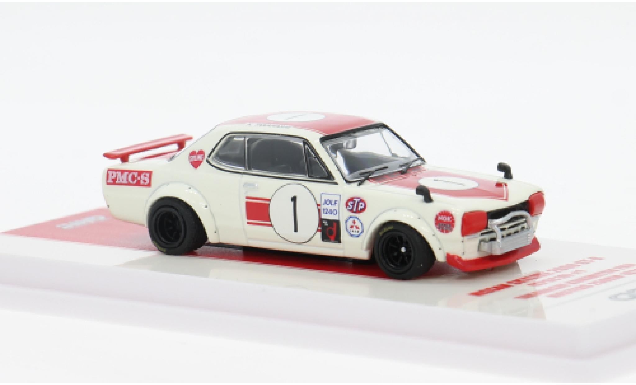 Nissan Skyline 1/64 INNO64 2000 GT-R (KPGC10) Fuji Masters 250km 1971 #1 T.Kunimitsu 1:64 diecast model cars