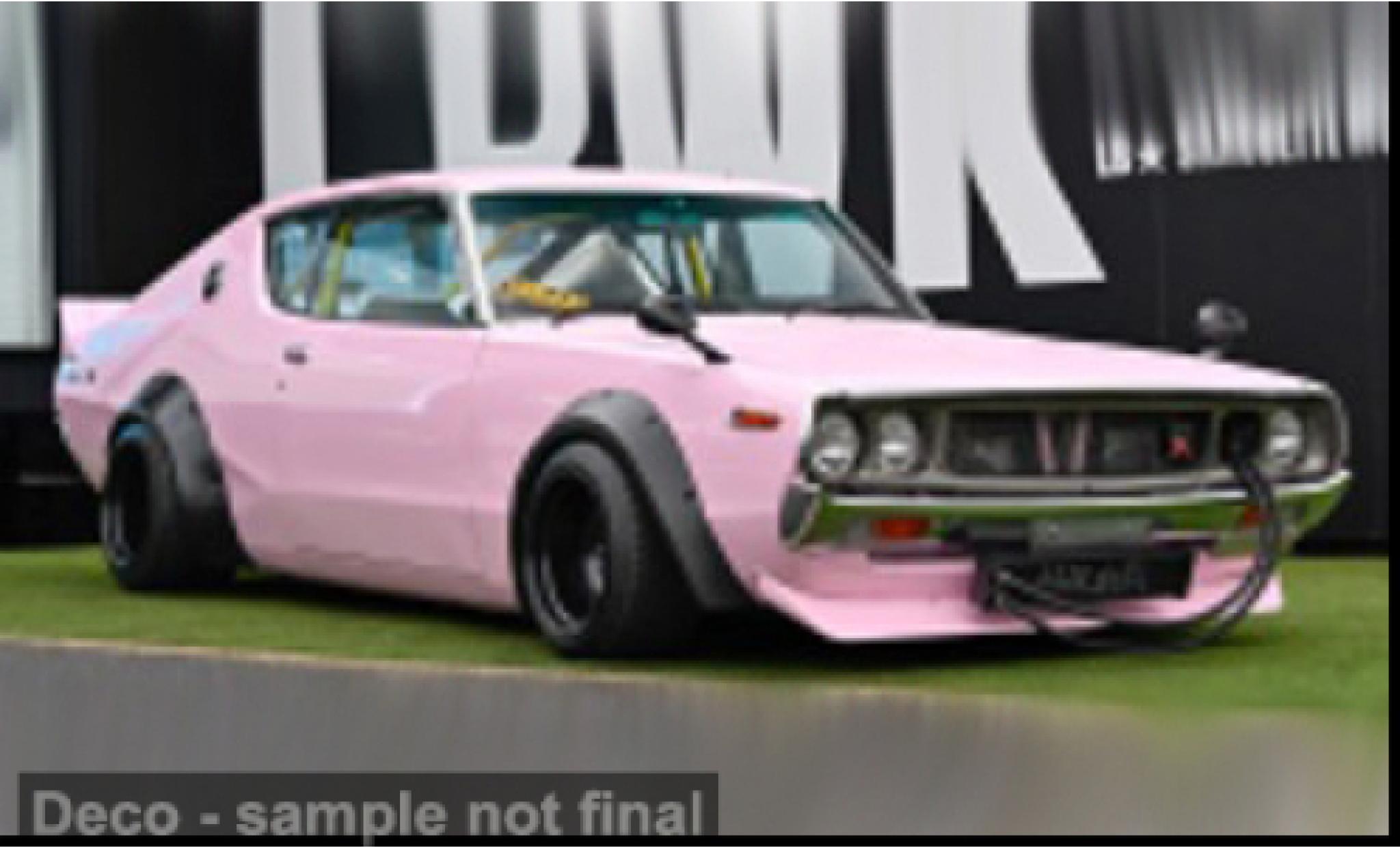 Nissan Skyline 1/43 Solido GT-R (KPGC110) rosa 1972 1:43 diecast model cars