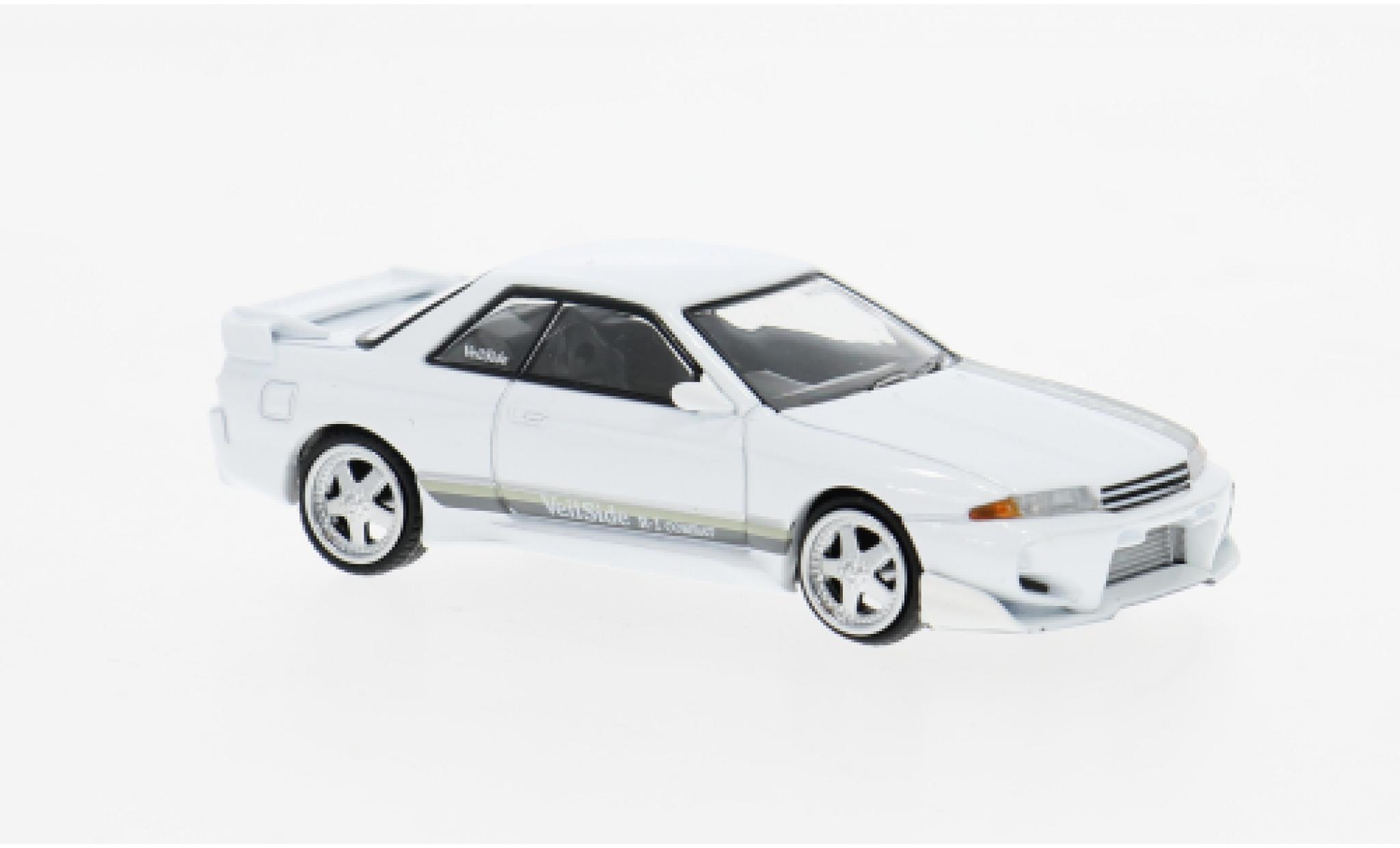 Nissan Skyline 1/64 Mini GT GT-R (R32) VeilSide Combat C-I weiss 2011 1:64 diecast model cars
