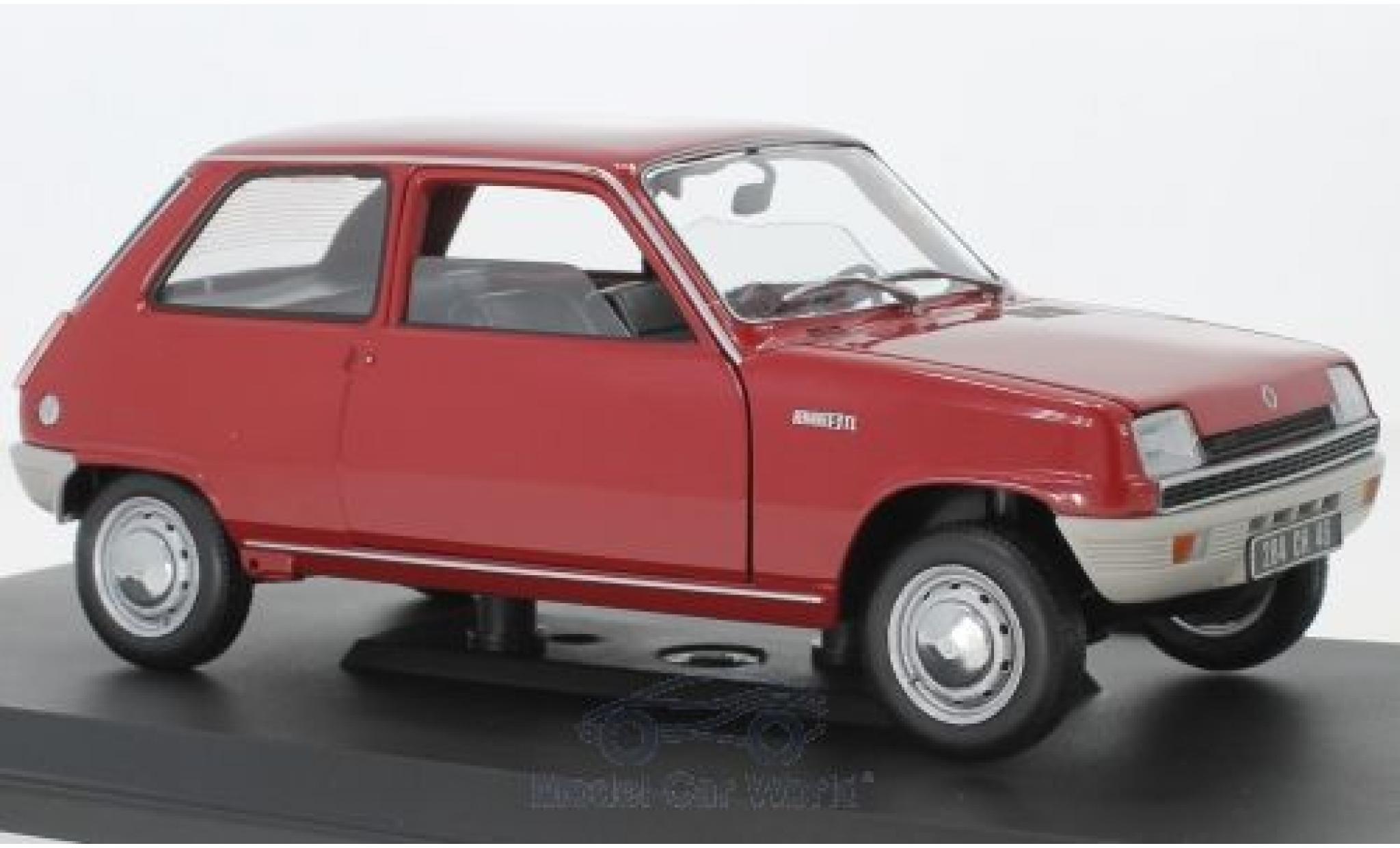 Diecast model cars Renault 5 1/18 Norev red 1972 