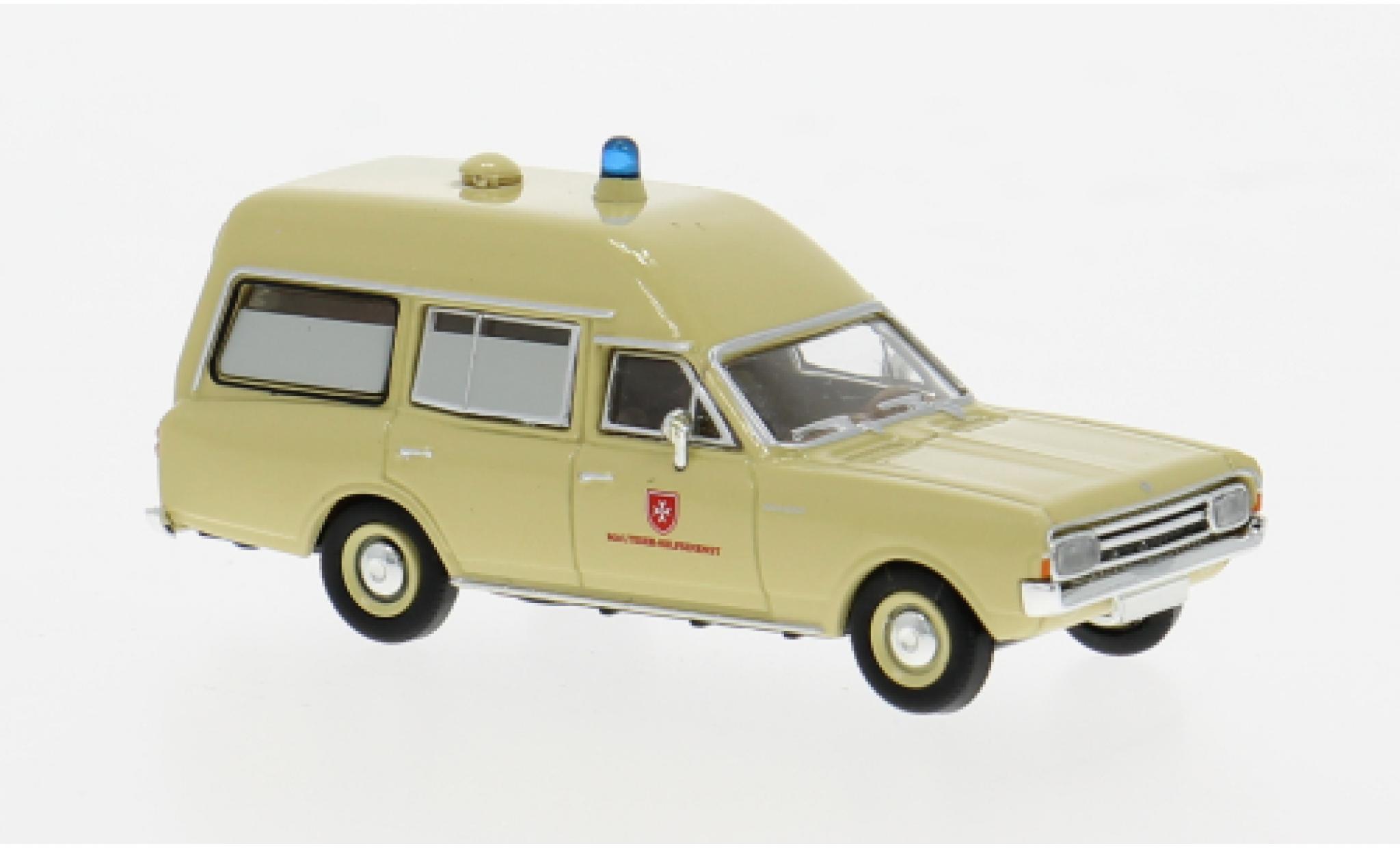 Opel Rekord 1/87 Brekina C KTW 1968 Malteser 1:87 diecast model cars