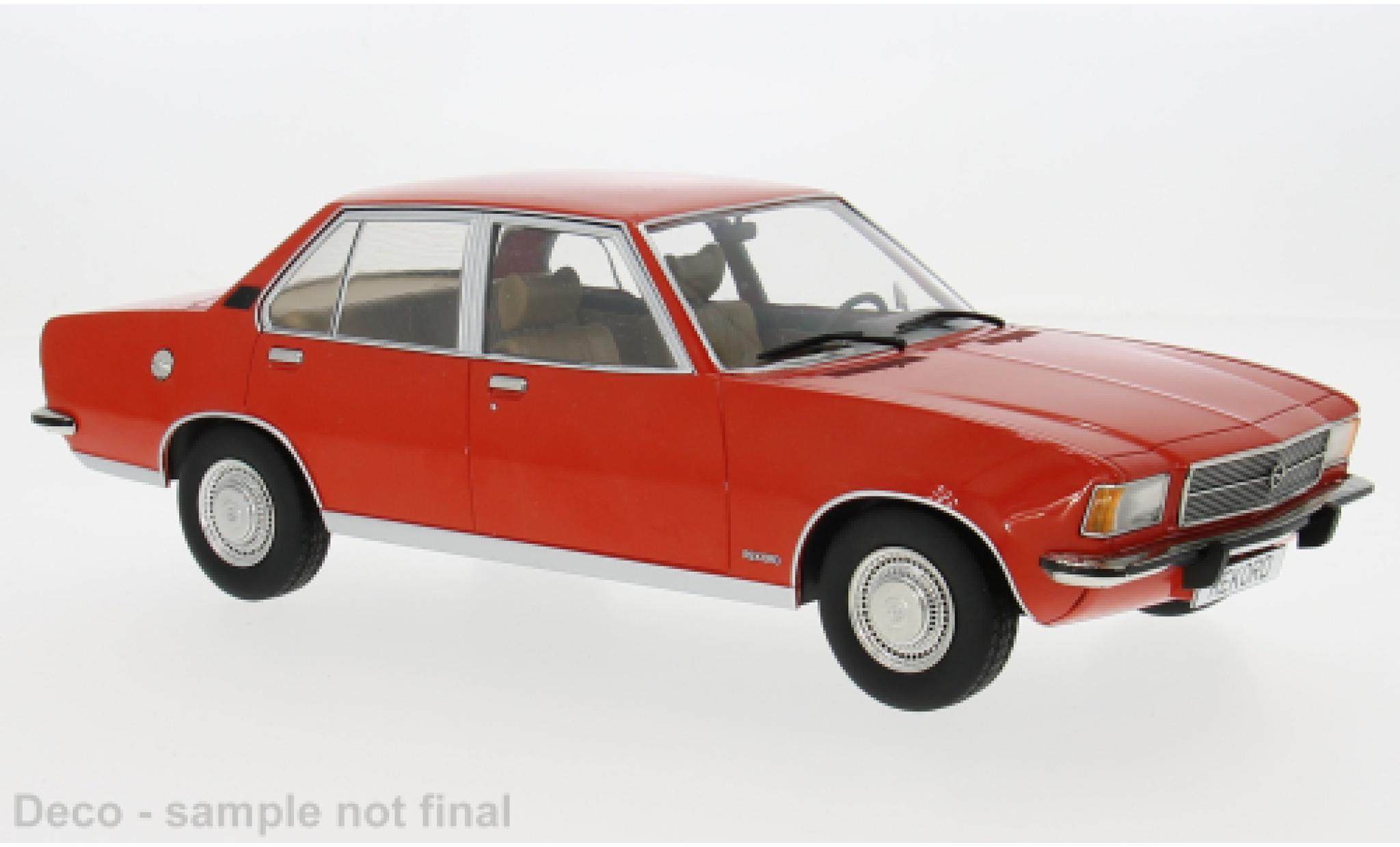 Opel Rekord 1/18 MCG D rot 1972 1:18 diecast model cars