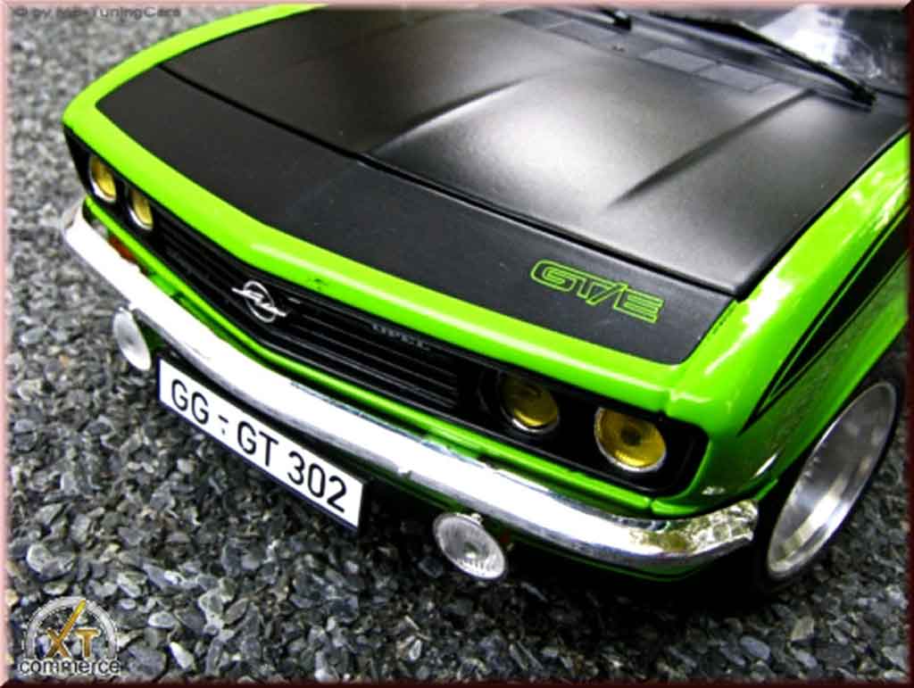 Opel Manta 1/18 Norev gt/e grun 1975 jantes bbs bords larges