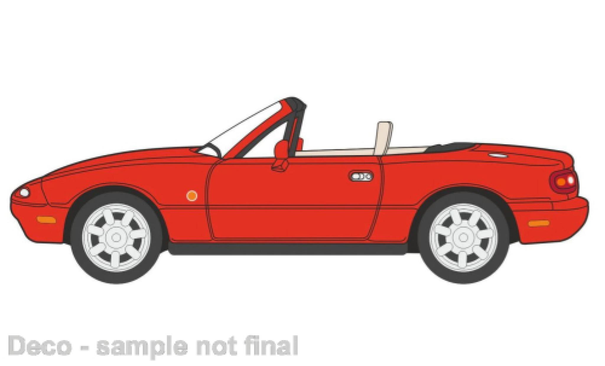 Mazda MX5, rot, 2015, Modellauto, Fertigmodell, Triple 9 Collection 1:18