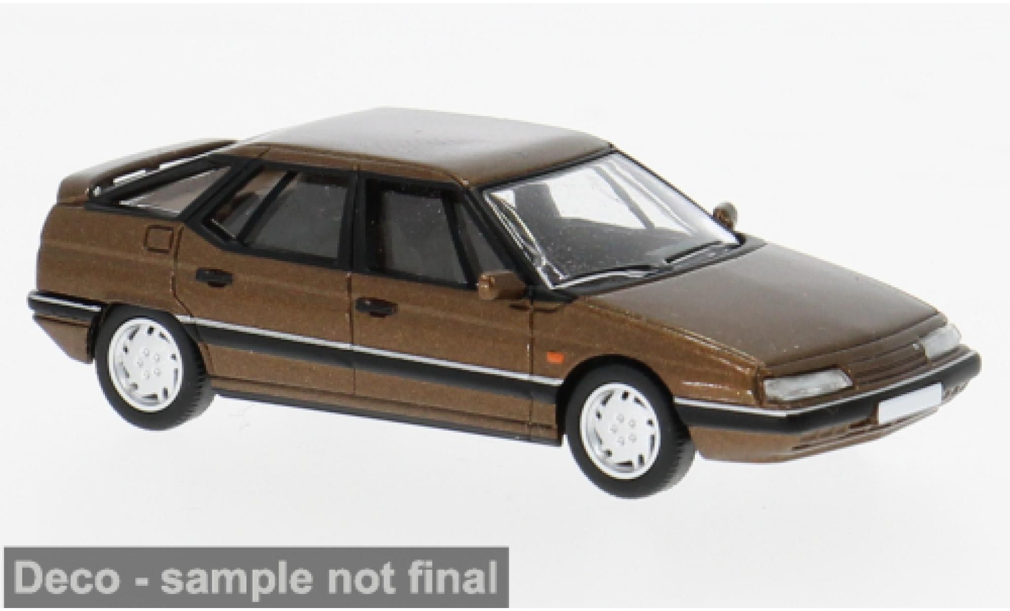 Citroen XM 1/87 PCX87 braun 1989 1:87 diecast model cars
