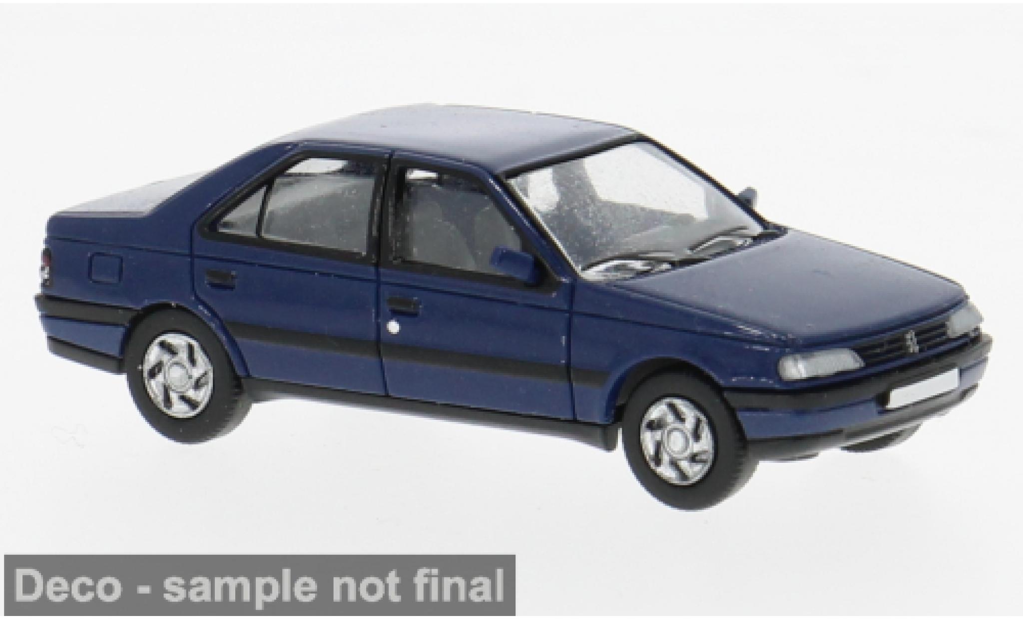 Peugeot 405 1/87 PCX87 blau 1987 1:87 diecast model cars