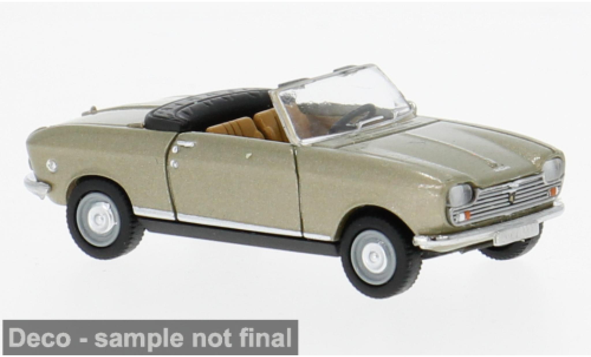 Peugeot 204 1/87 Brekina Cabriolet gold 1967 1:87 diecast model cars