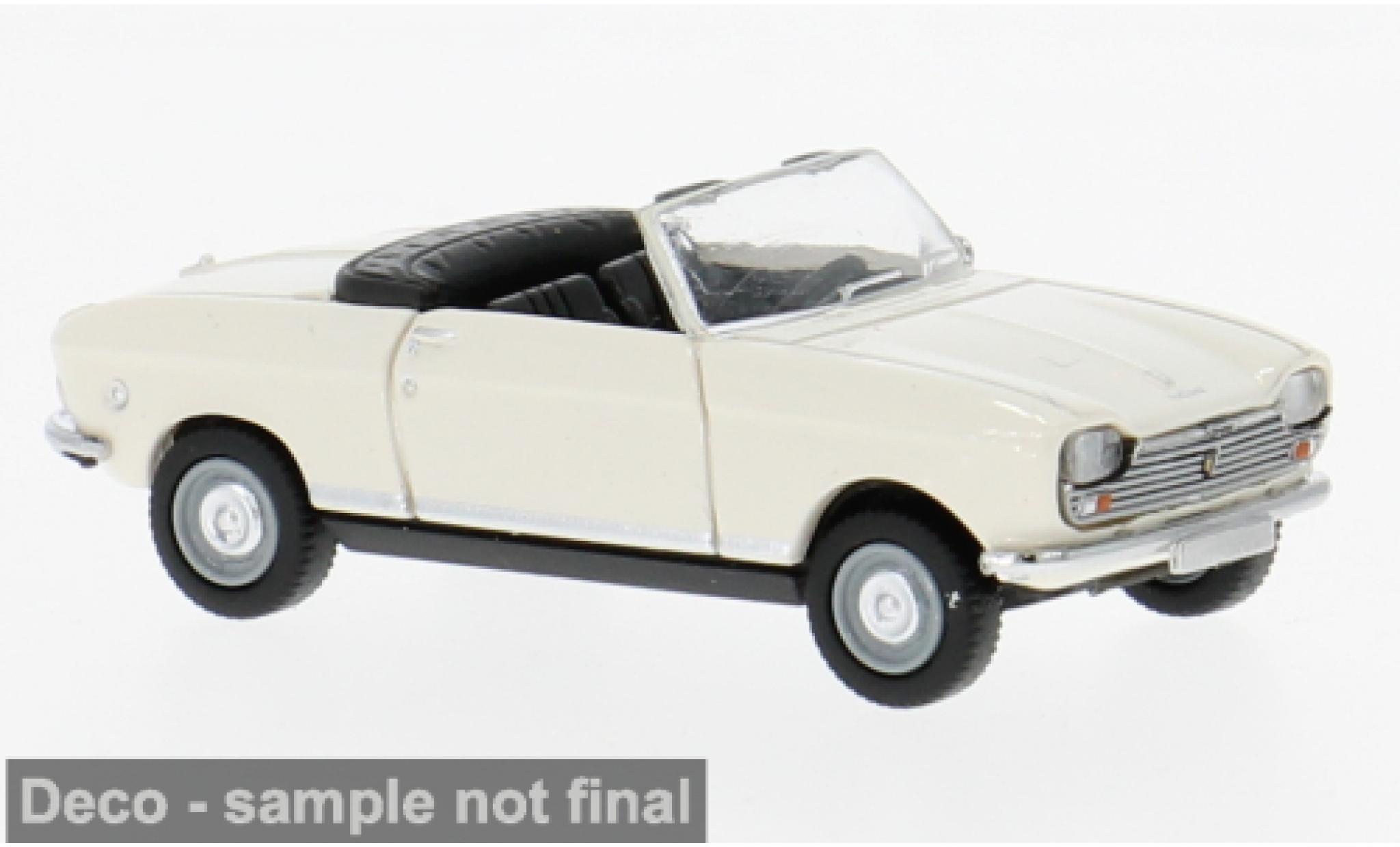 Peugeot 204 1/87 Brekina Cabriolet weiss 1967 1:87 diecast model cars