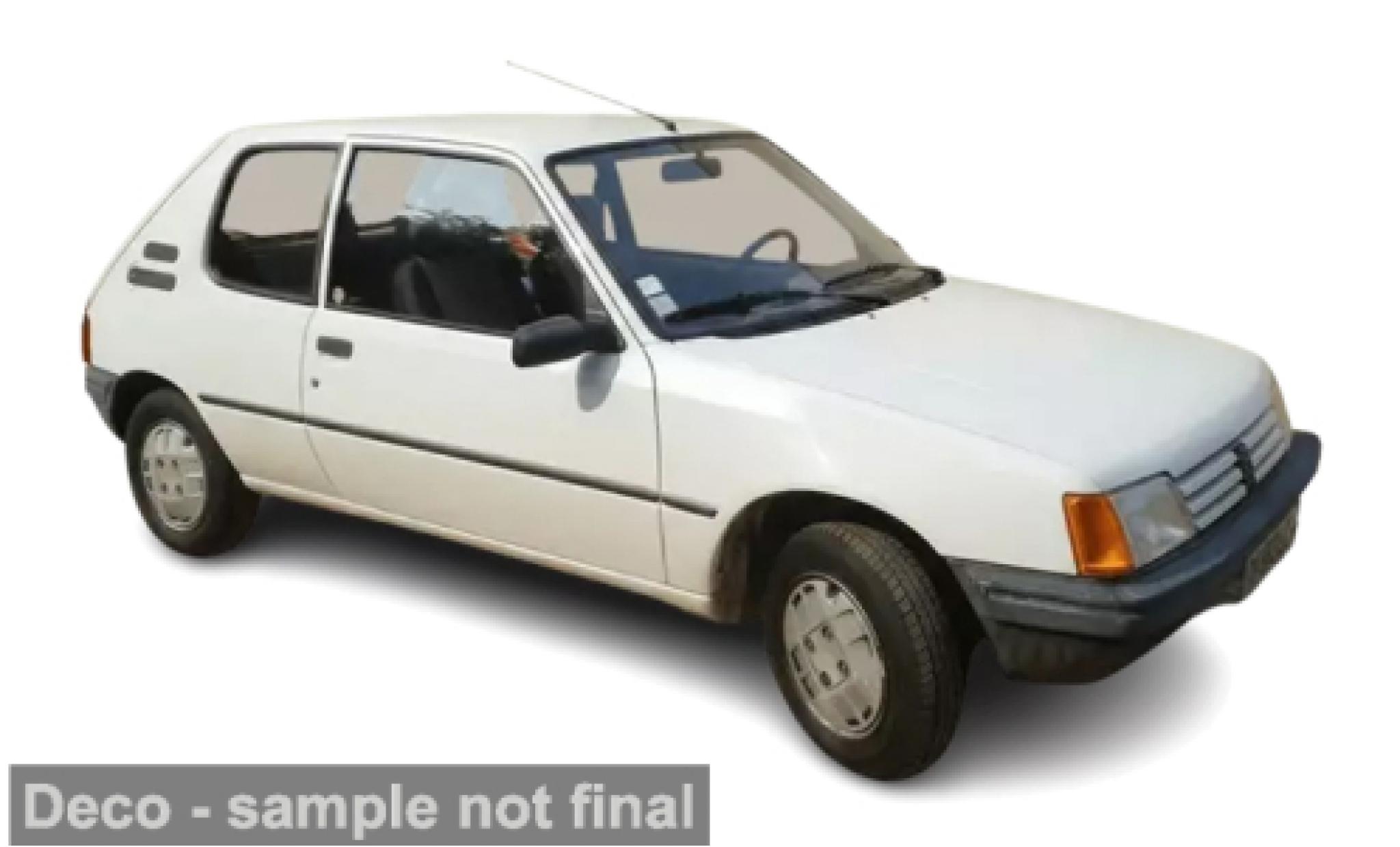 Peugeot 205 1/87 Norev XR weiss 1985 1:87 diecast model cars