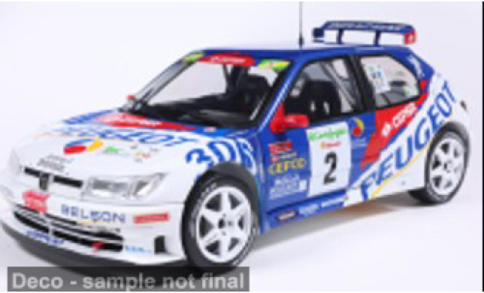 Peugeot 306 1/18 Solido Maxi Rally Islas Canaris 1998 #2 G.Panizzi/H.Panizzi 1:18 diecast model cars