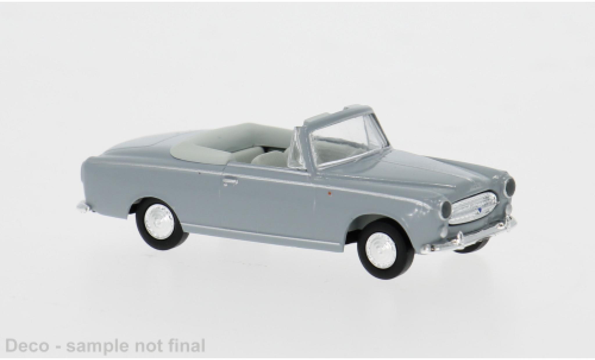 Peugeot 403 1/87 Brekina Cabriolet grau 1956 1:87 Drummer diecast model cars