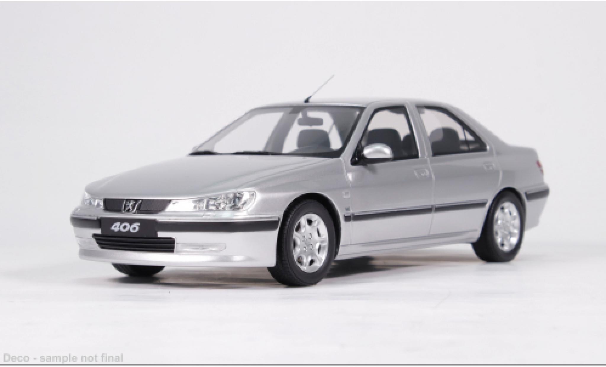 Peugeot 406 1/18 Ottomobile 3.0 V6 24V silver 2000 1:18 diecast model cars