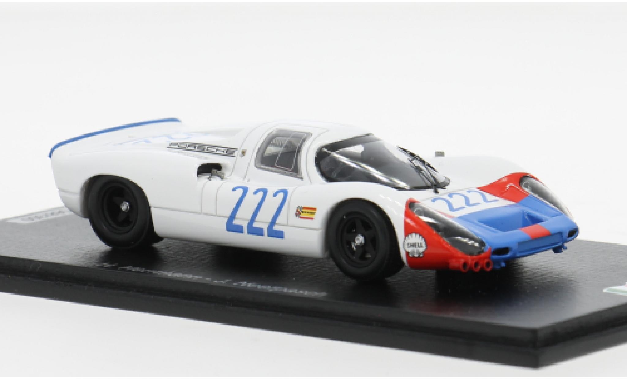 Porsche 907 1/43 Spark Targa Florio 1968 #222 H.Hermann/J.Neerpasch 1:43 diecast model cars