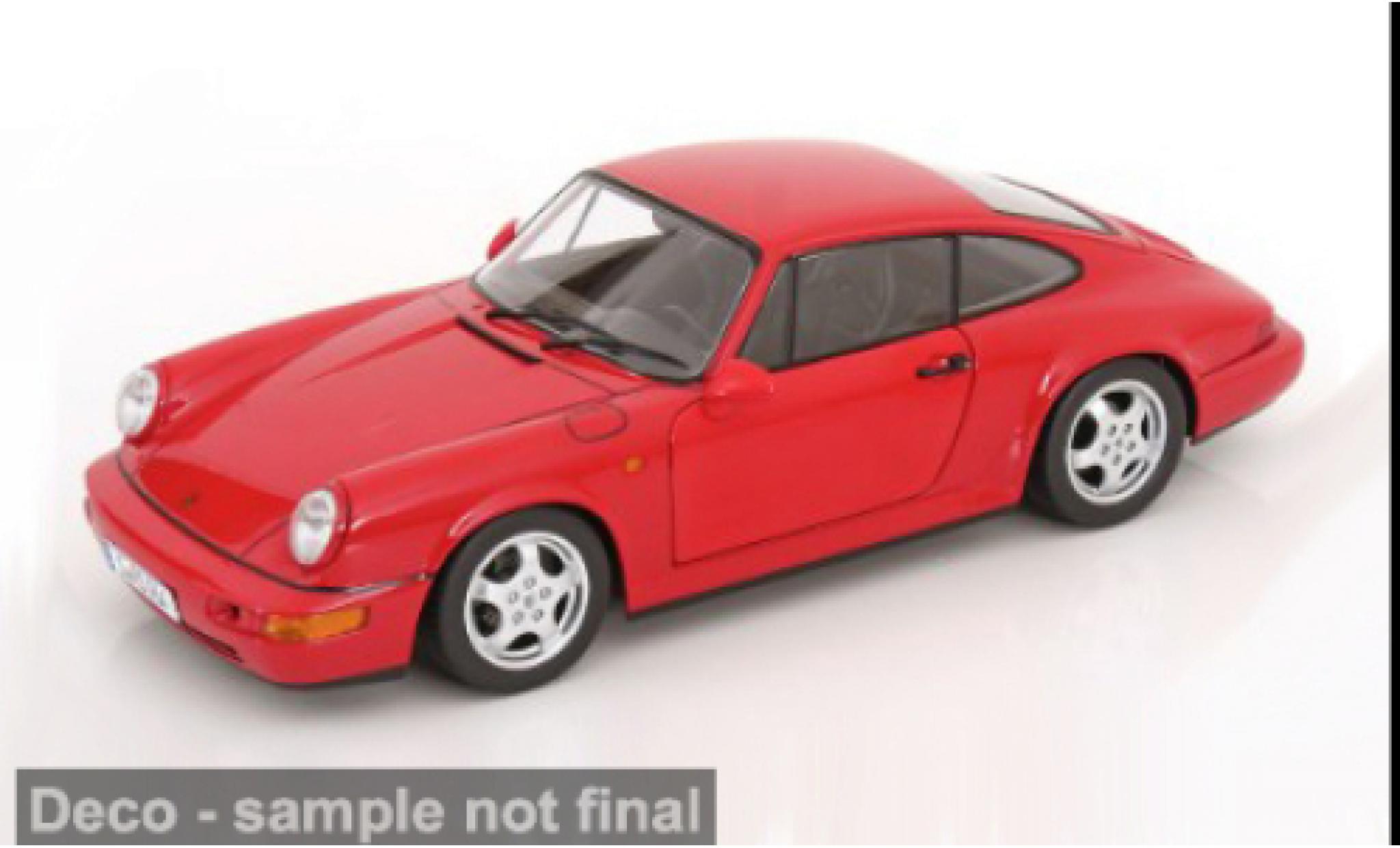 Porsche 964 1/12 KK Scale 911  RS rot 1992 1:12 diecast model cars