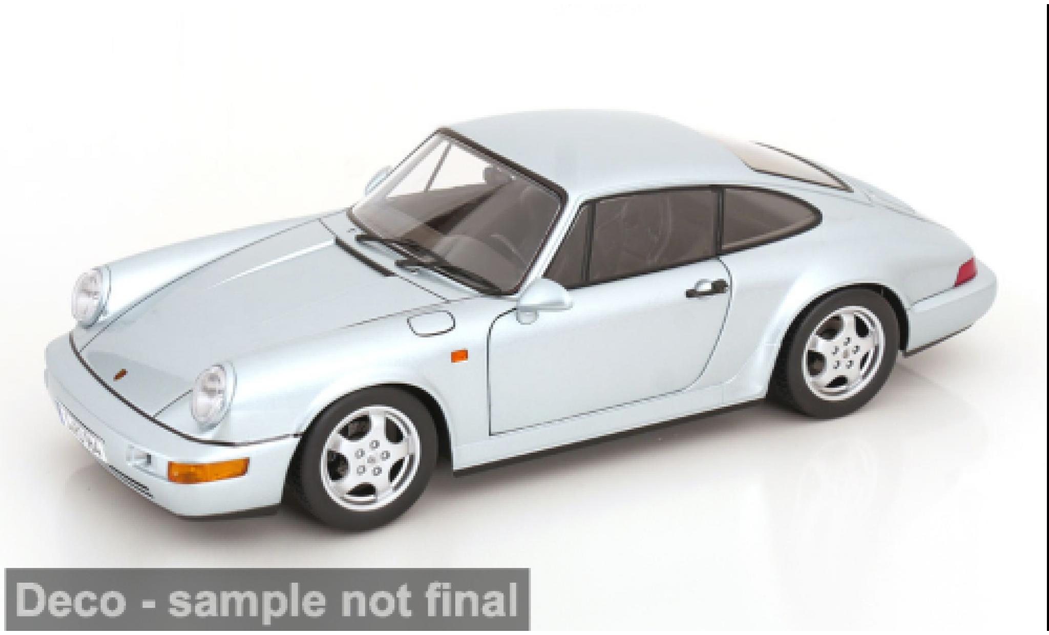Porsche 911 1/12 KK Scale RS silver 1992 1:12 diecast model cars